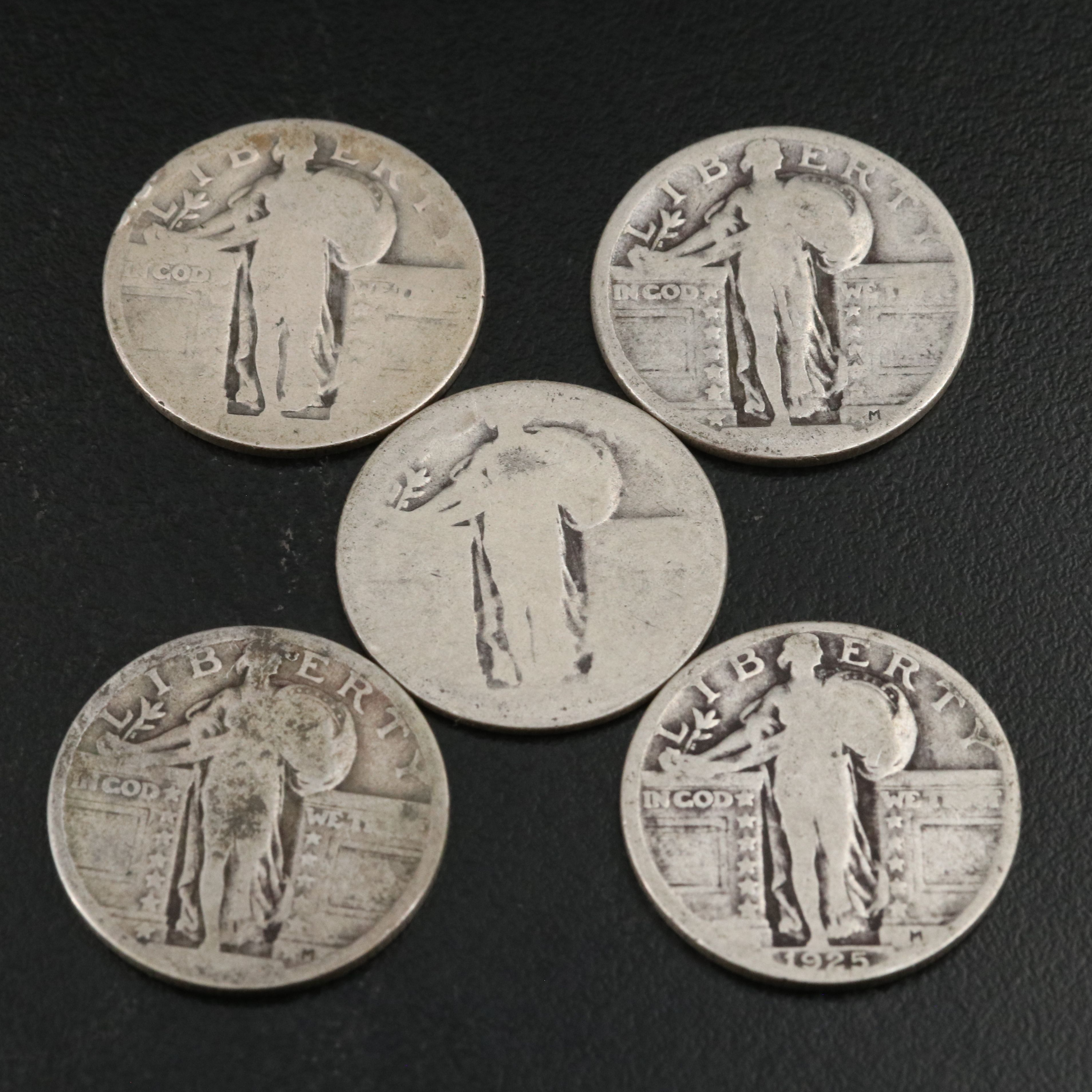 Twenty Standing Liberty Silver Quarters