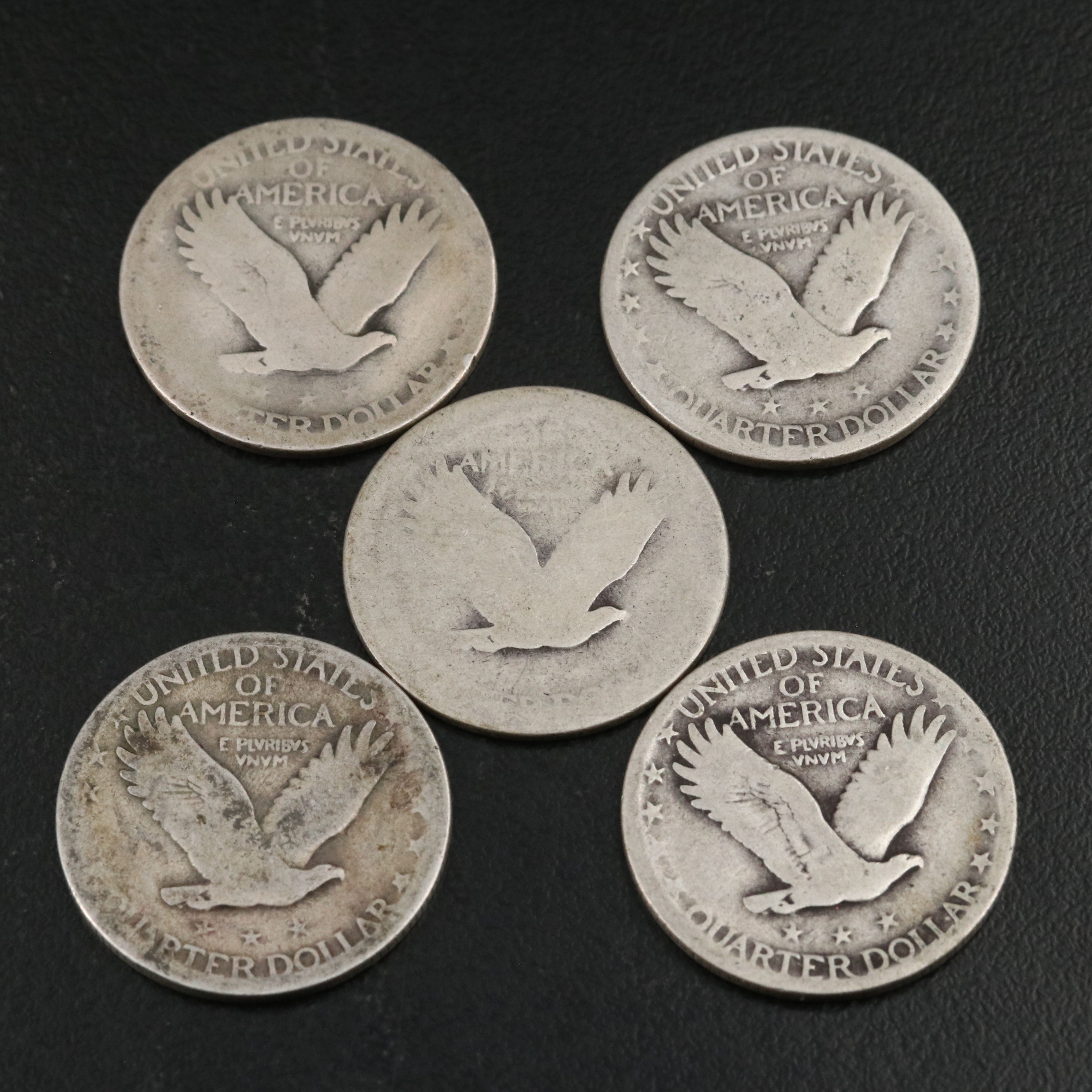 Twenty Standing Liberty Silver Quarters