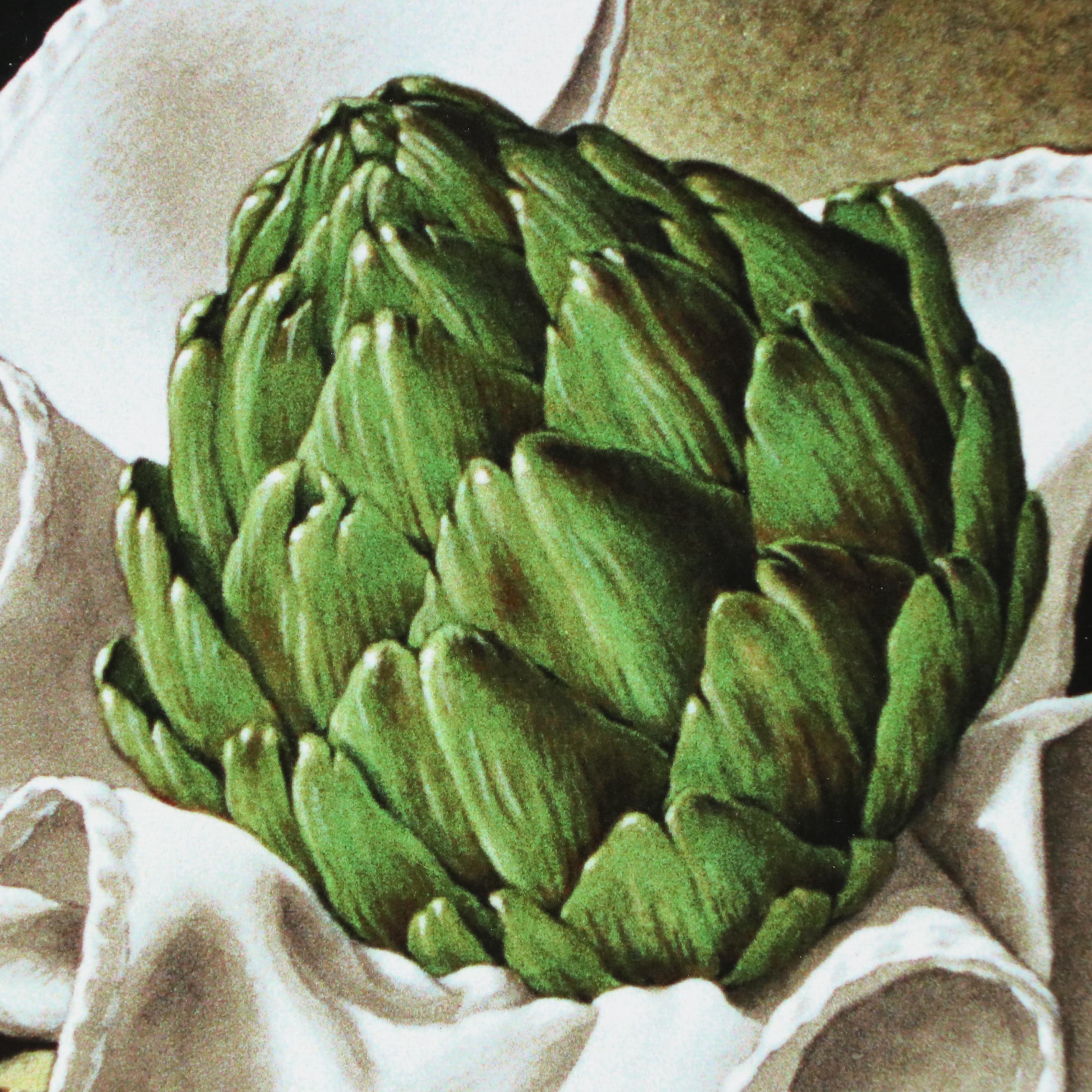 Limited Edition Still Life Giclée "Artichoke" After John Hulse Jr.