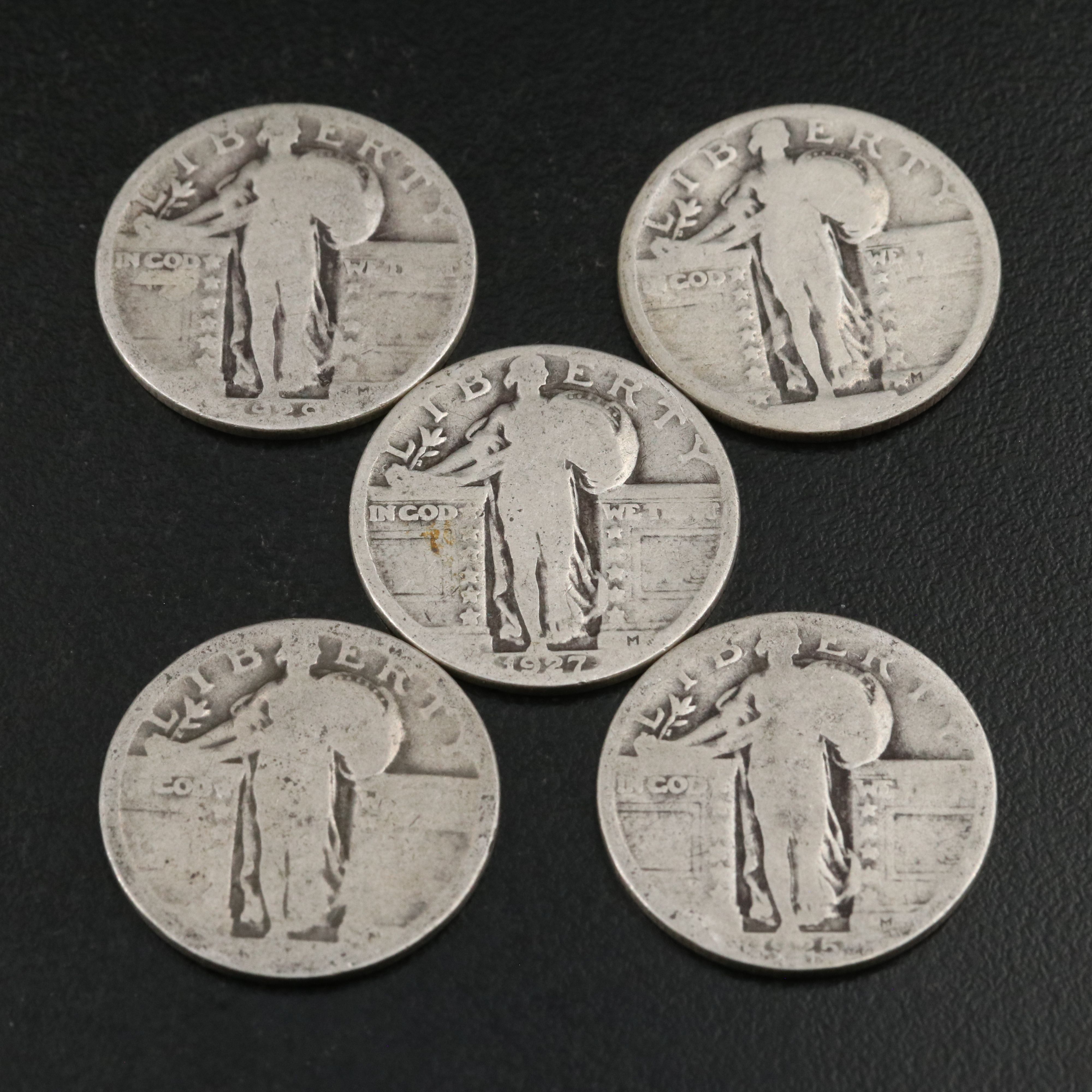 Twenty Standing Liberty Silver Quarters