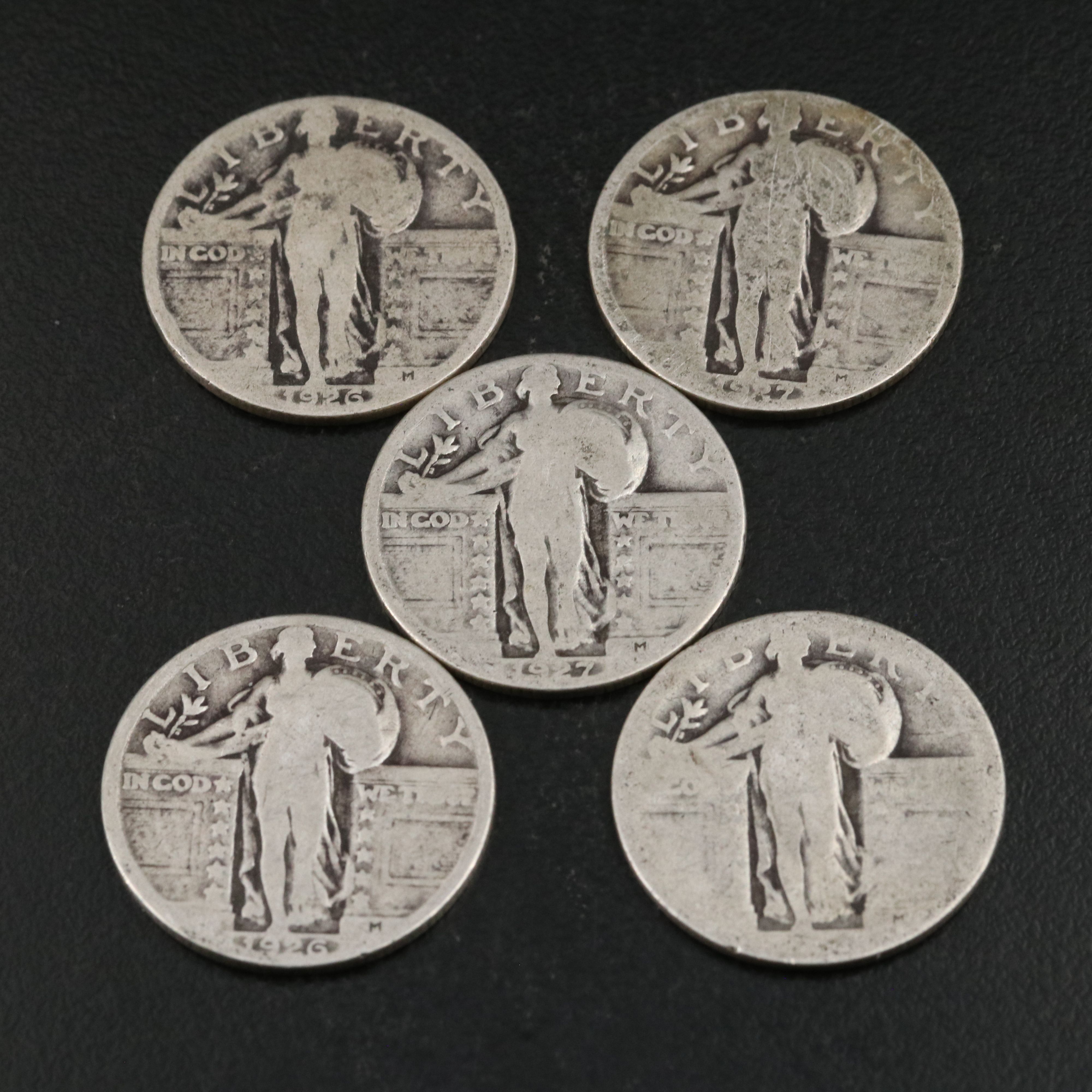 Twenty Standing Liberty Silver Quarters