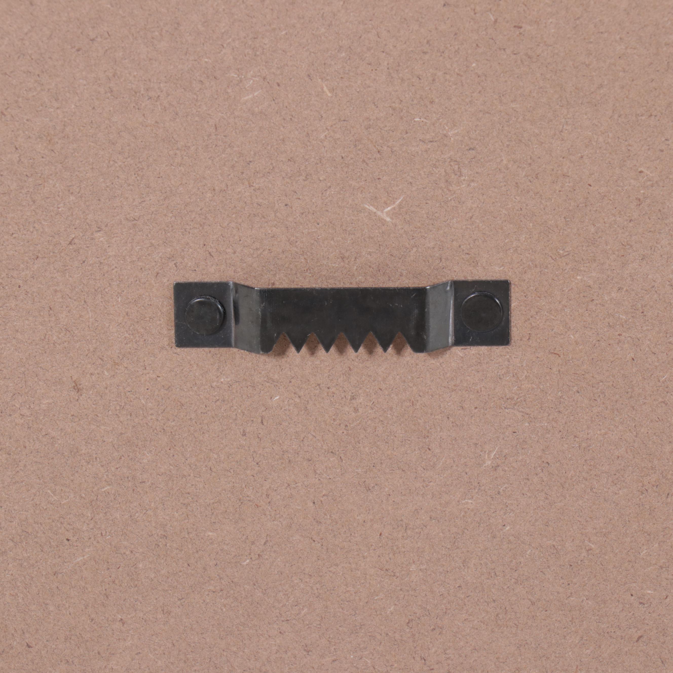 Threshold Studio McGee Round Walnut Finish Round Wall Mirror