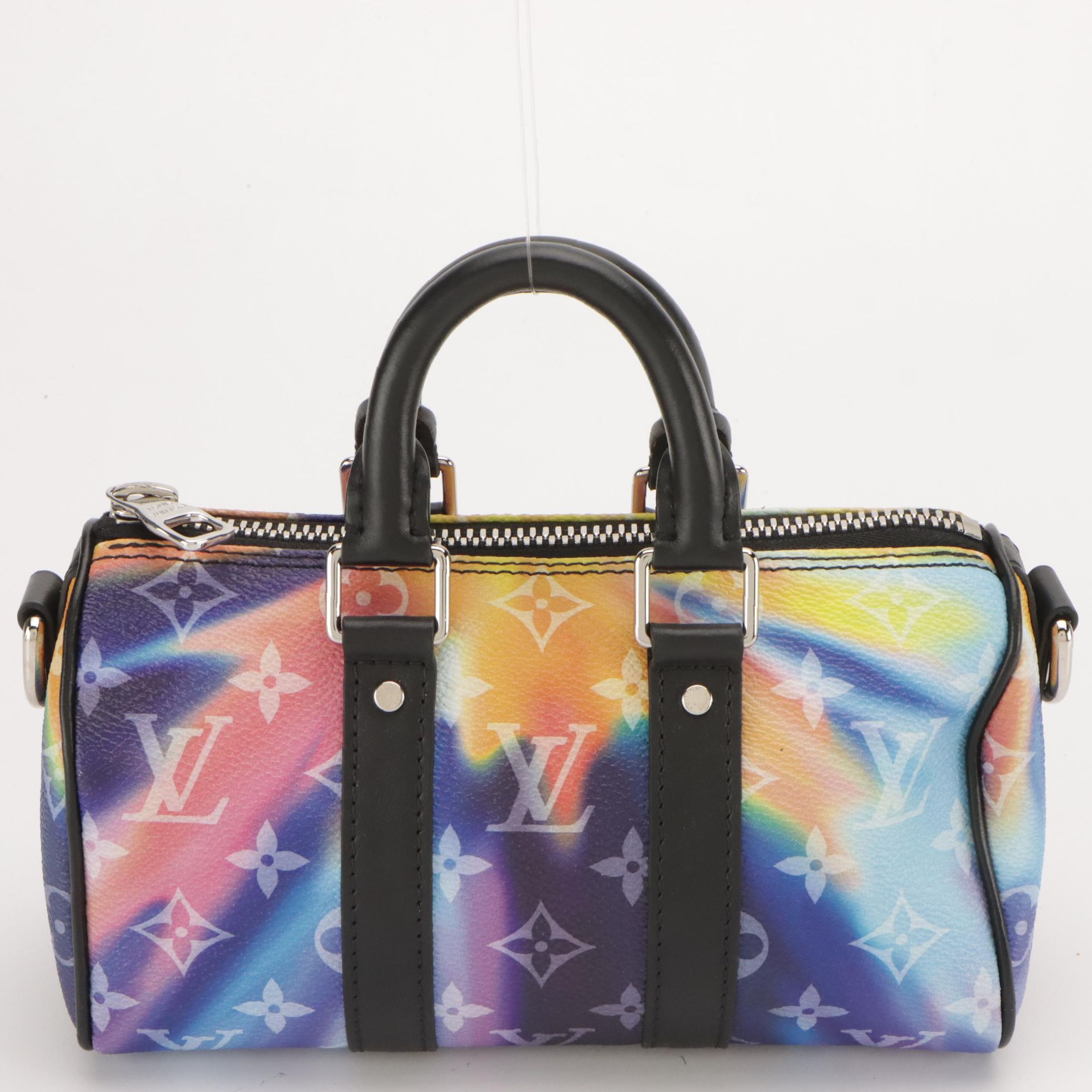 Louis Vuitton Keepall XS in Sunset Monogram Canvas and Black Leather Trim