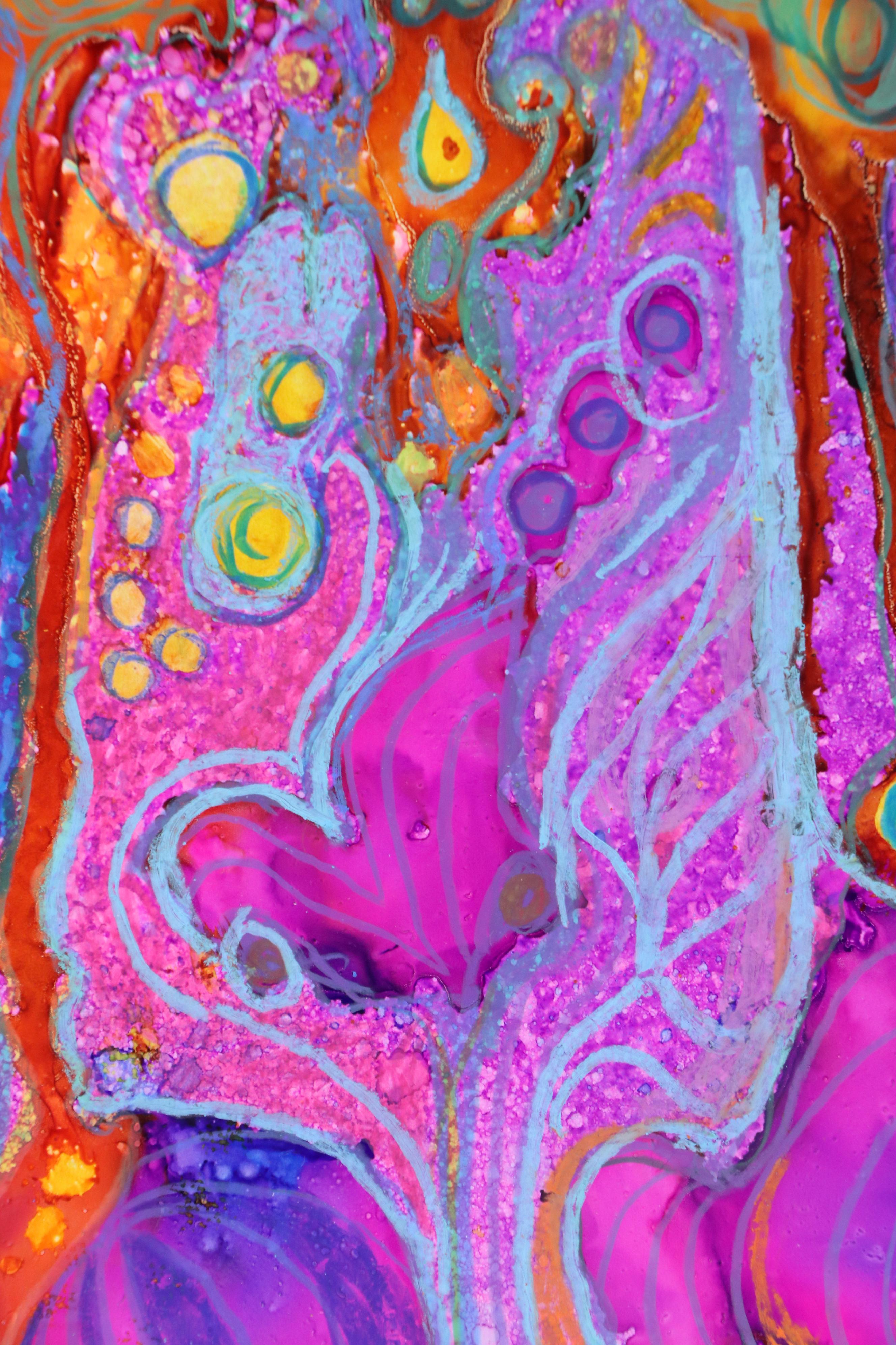 Johannes Bjørner Abstract Mixed Media Composition