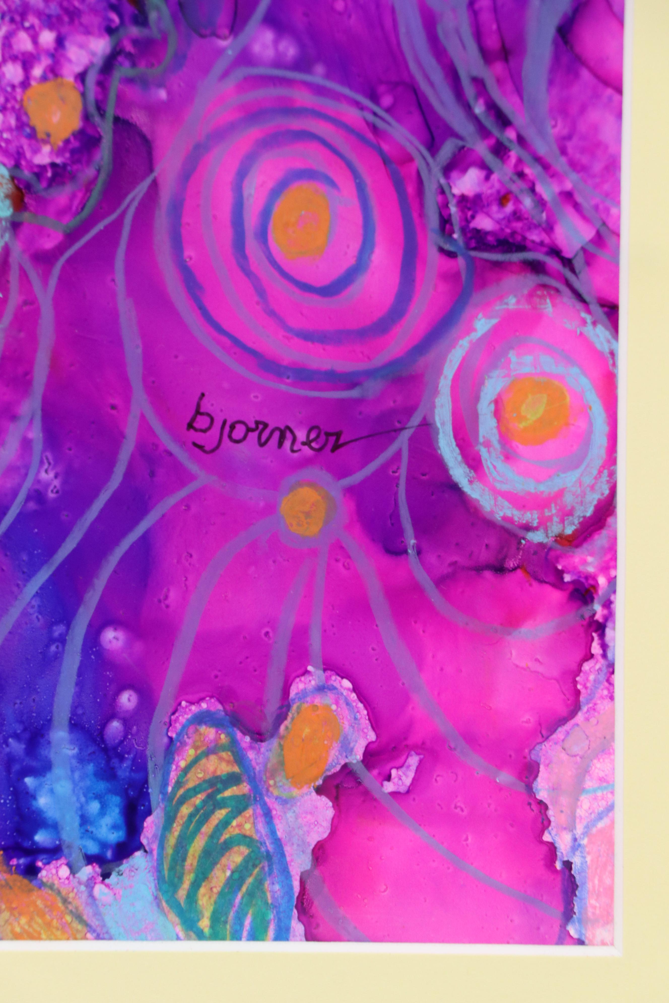 Johannes Bjørner Abstract Mixed Media Composition