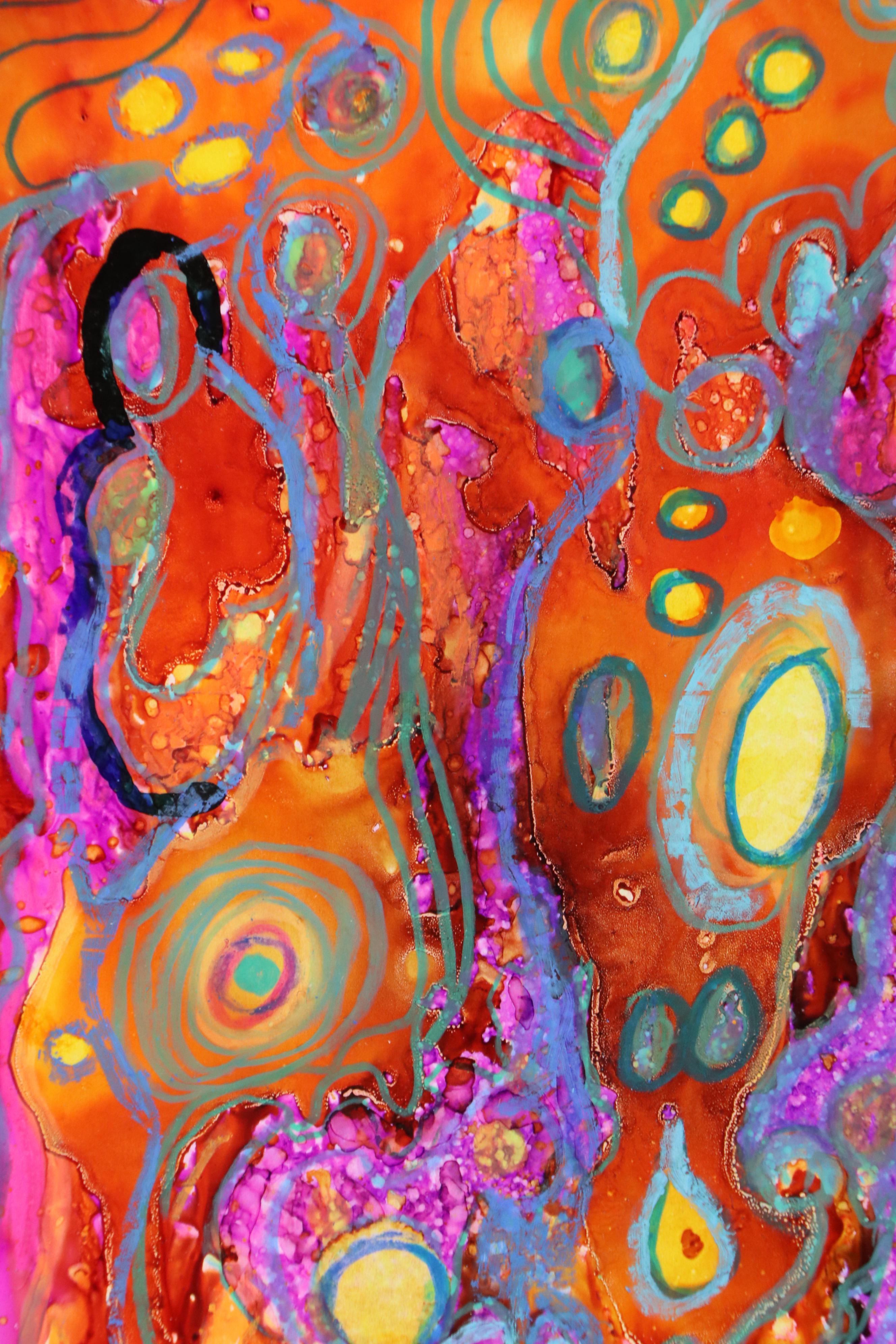 Johannes Bjørner Abstract Mixed Media Composition