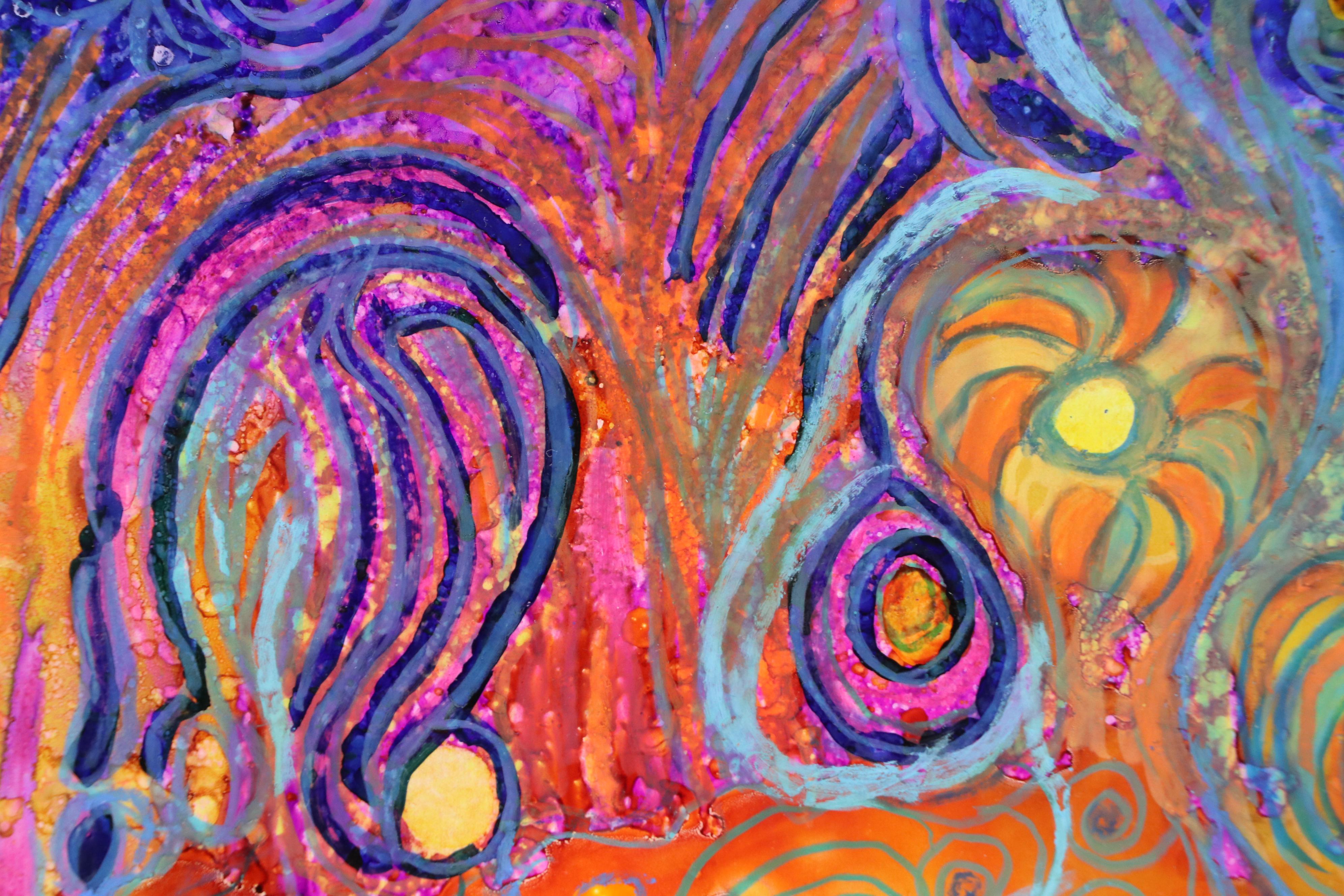 Johannes Bjørner Abstract Mixed Media Composition