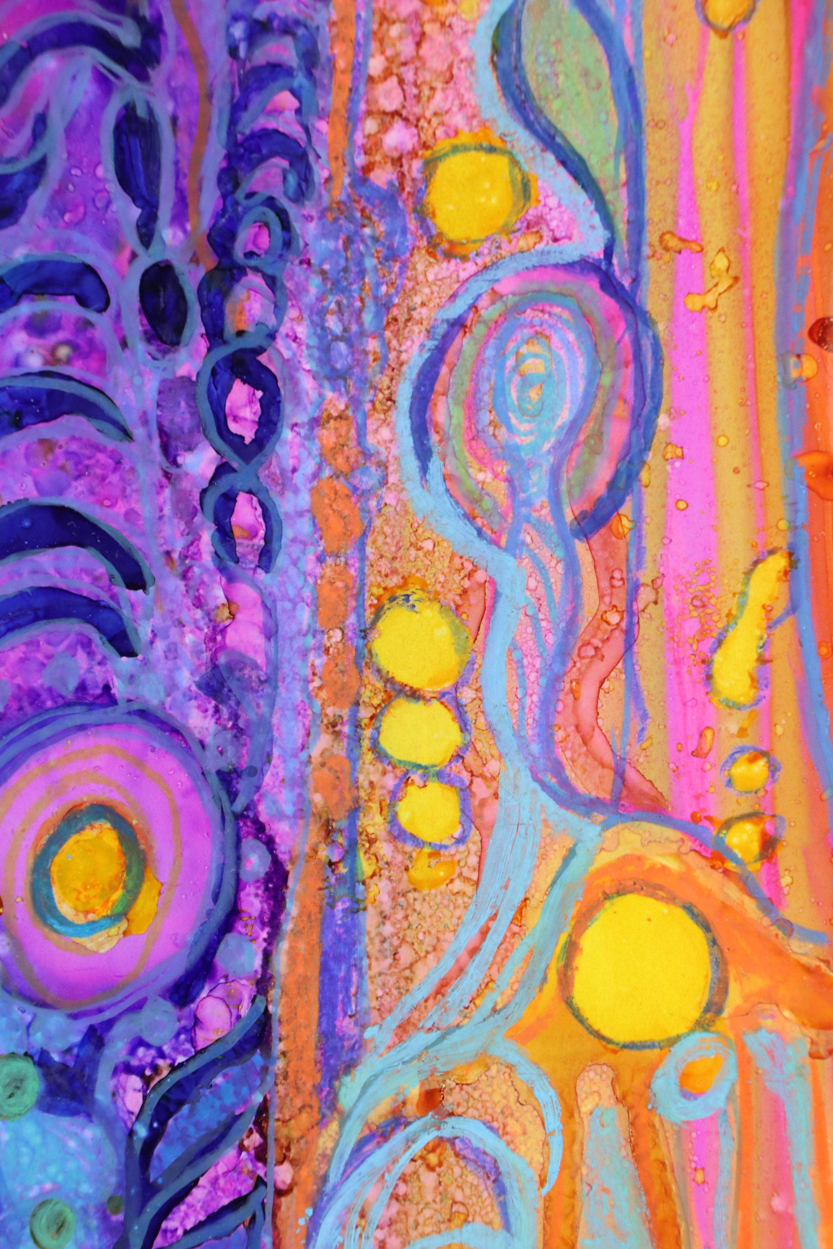 Johannes Bjørner Abstract Mixed Media Composition