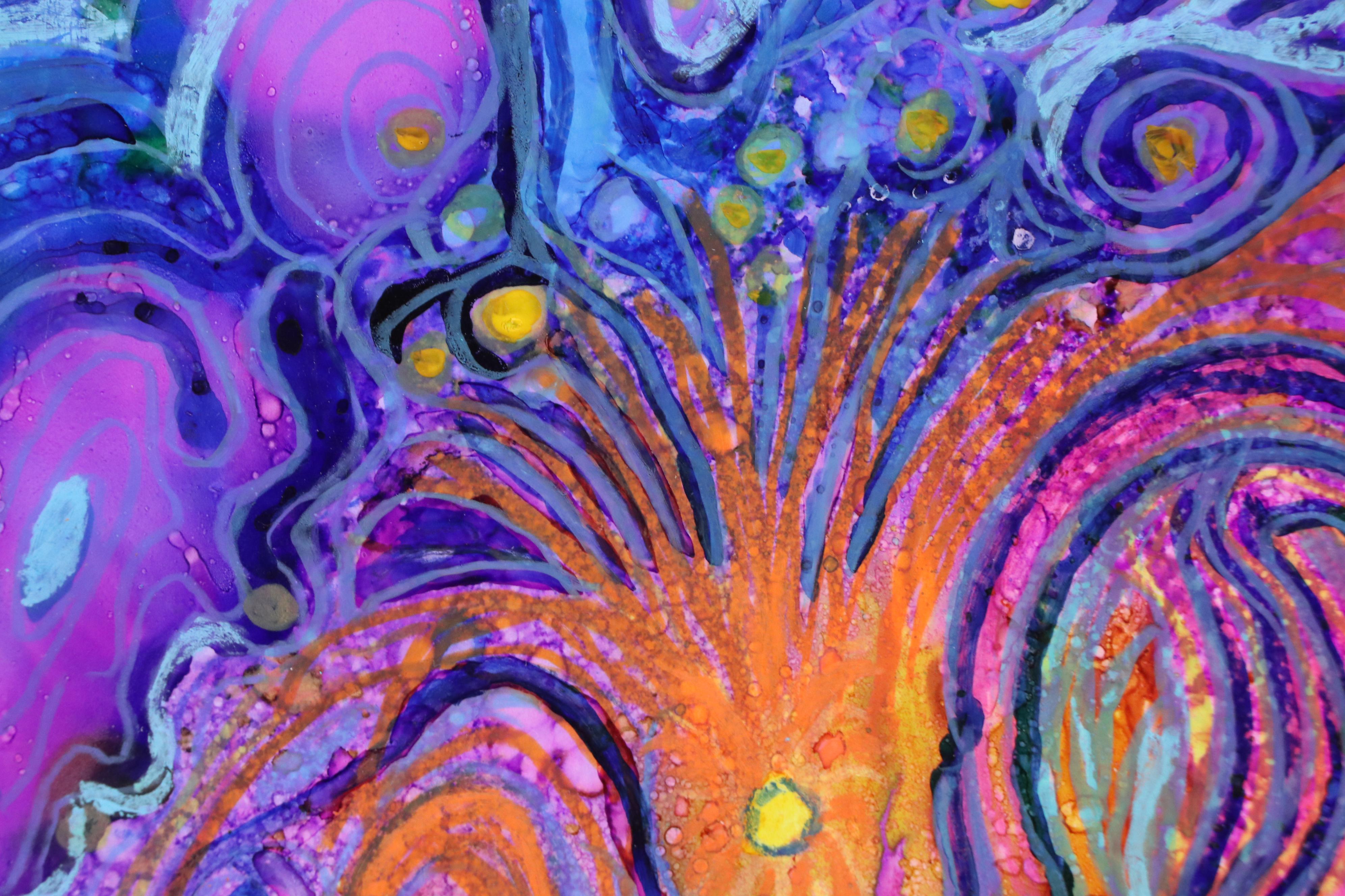 Johannes Bjørner Abstract Mixed Media Composition