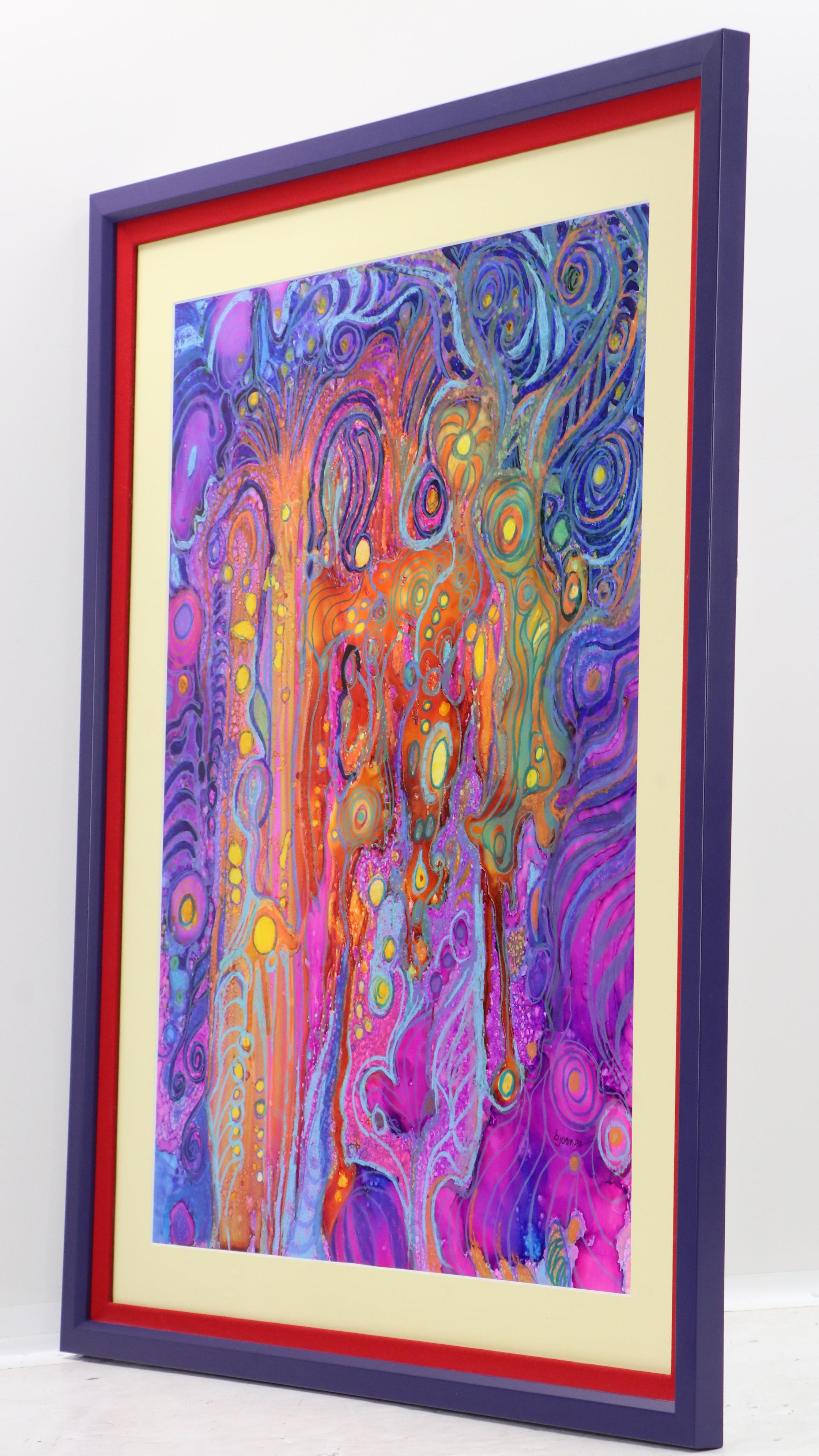 Johannes Bjørner Abstract Mixed Media Composition