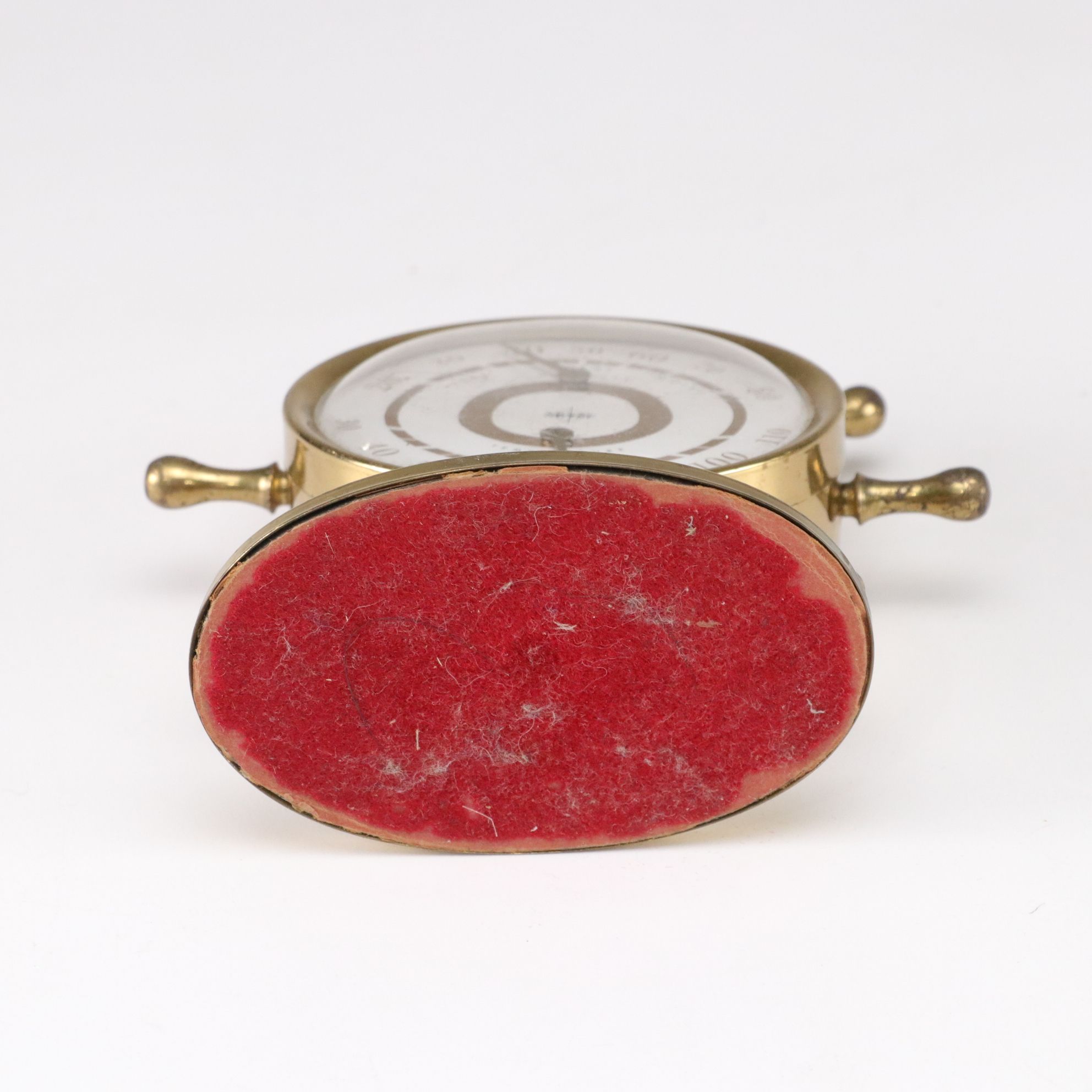 Swift and Anderson Ship's Wheel Brass Desktop Weather Station