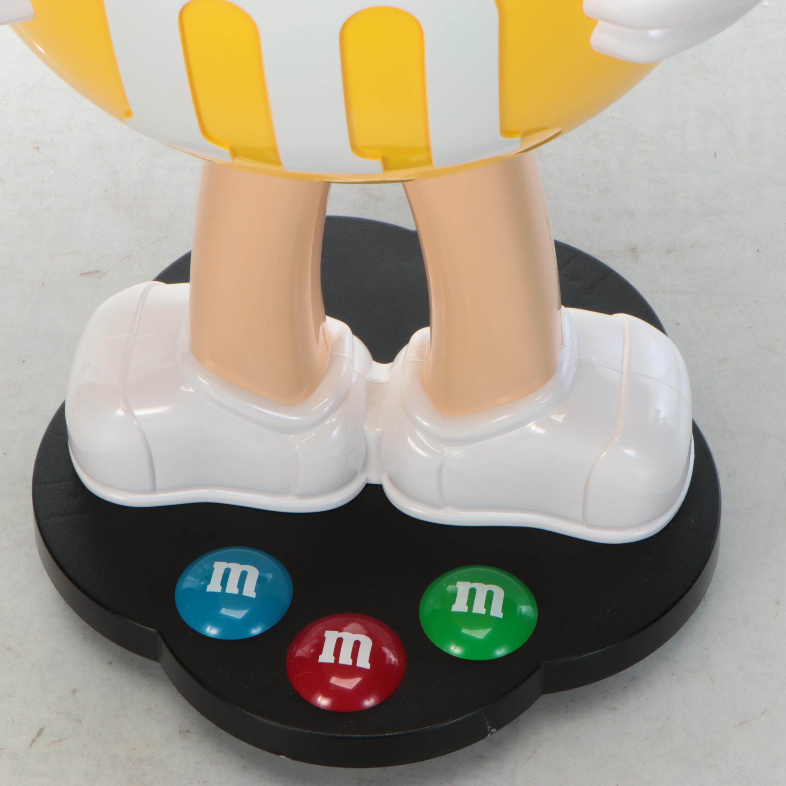 Mars Yellow Peanut M&M Store Display Dispenser