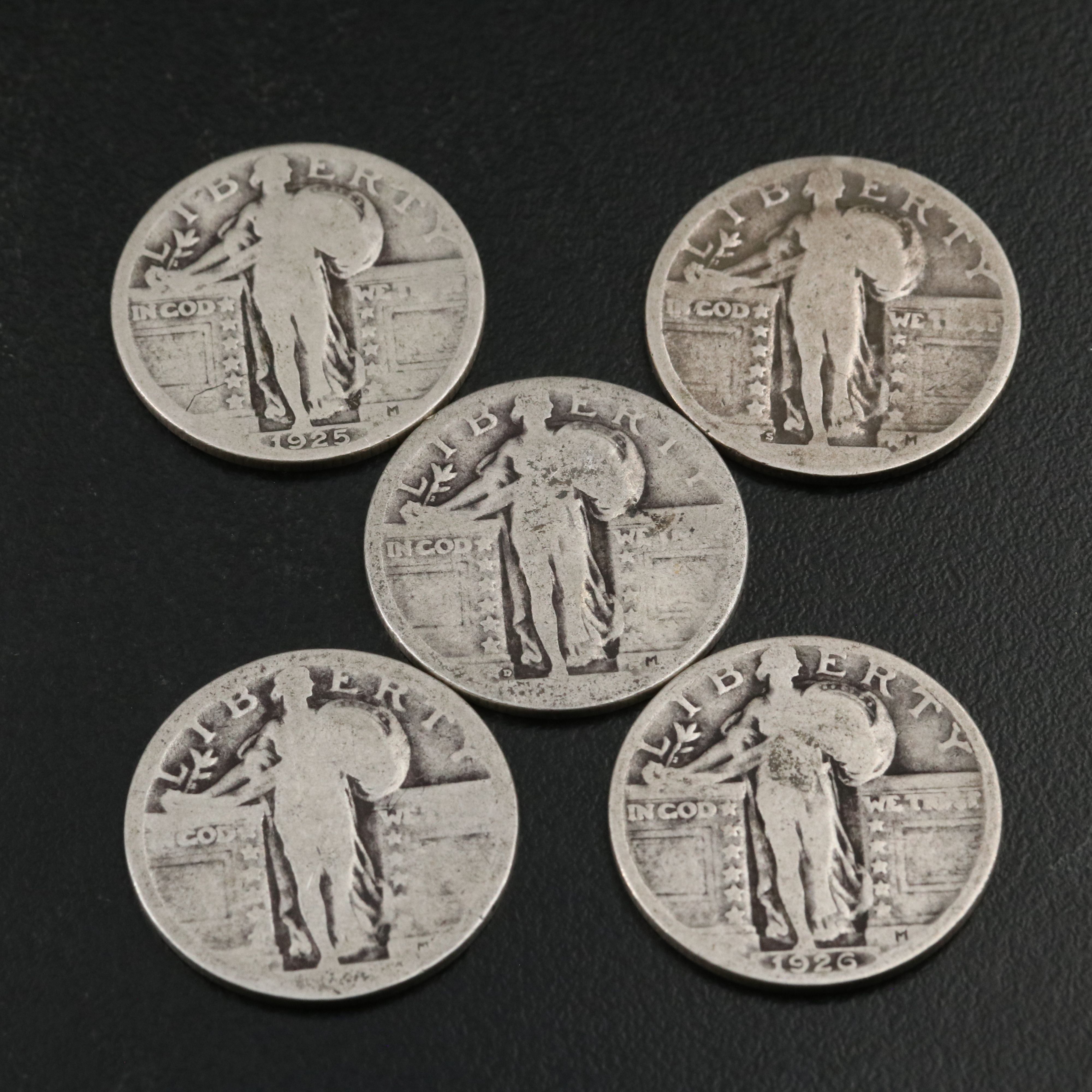 Twenty Standing Liberty Silver Quarters