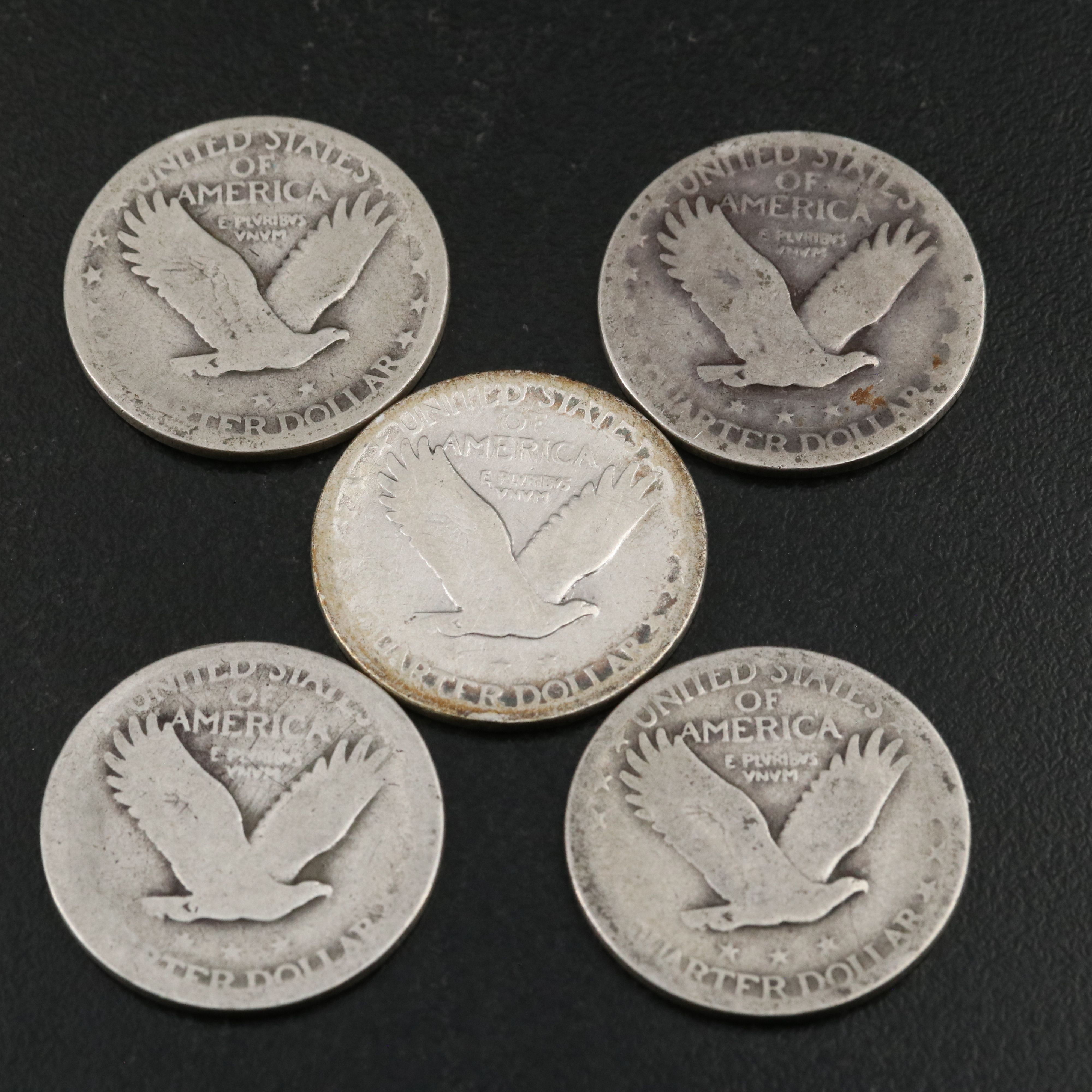 Twenty Standing Liberty Silver Quarters