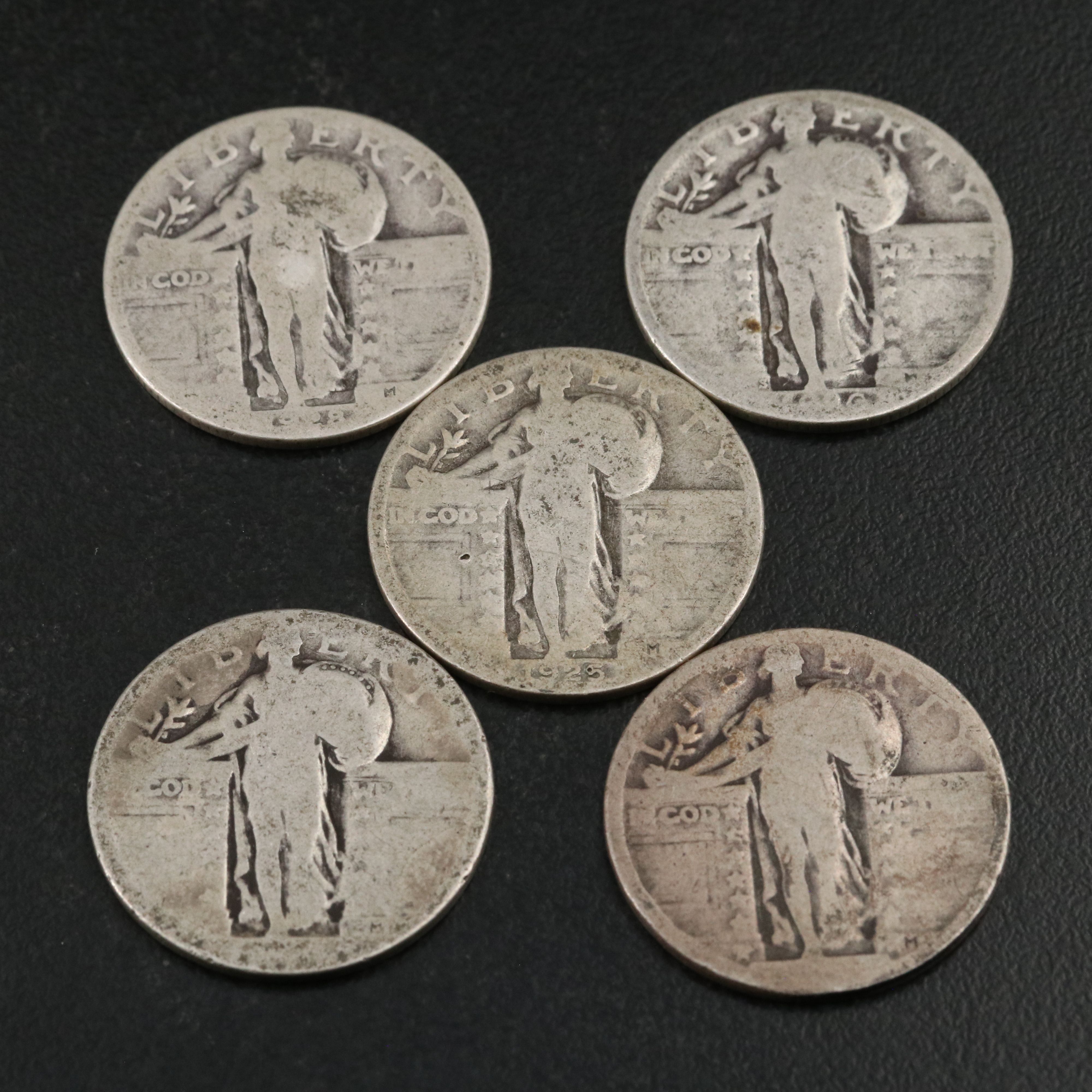 Twenty Standing Liberty Silver Quarters