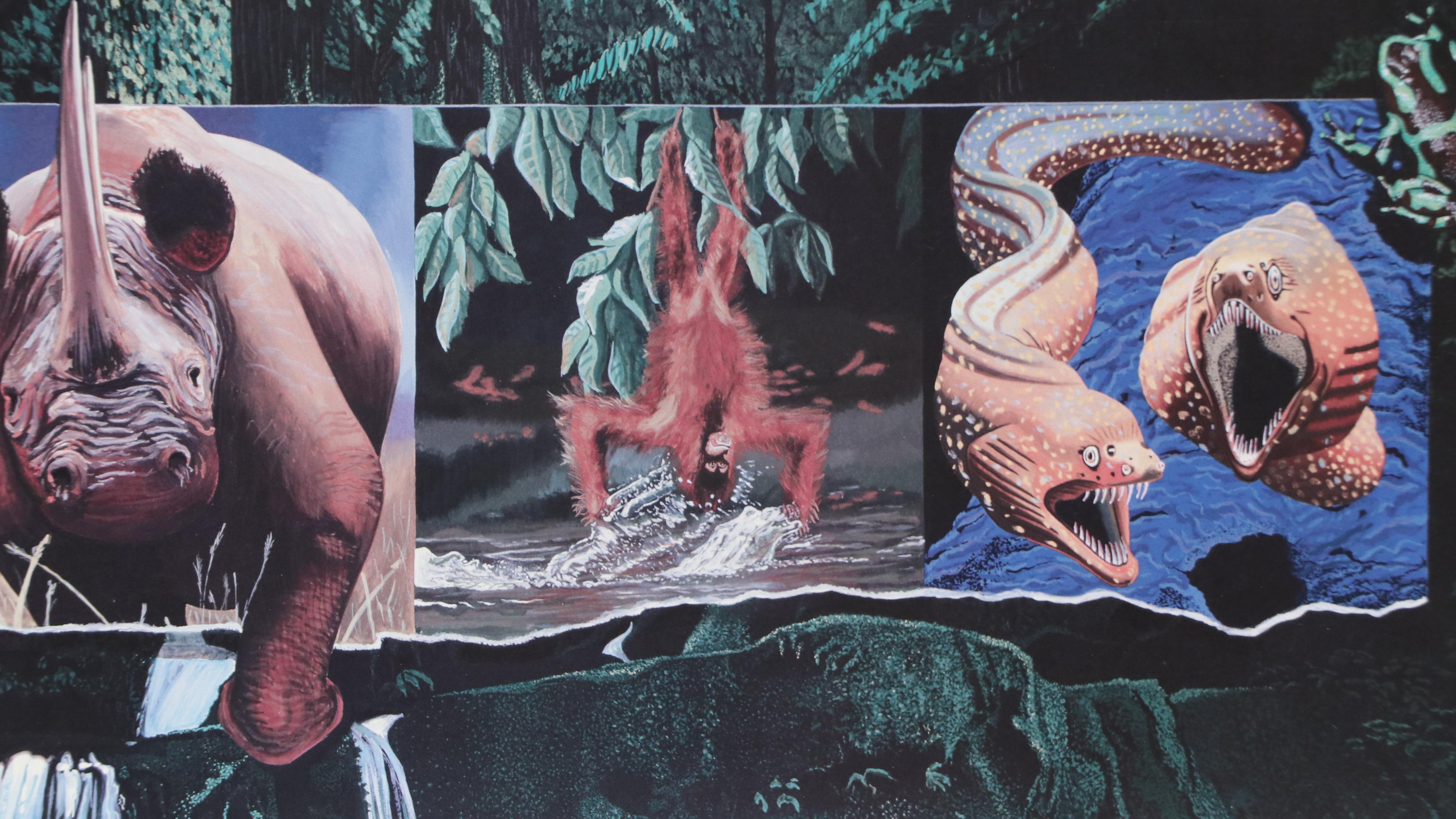 Cincinnati Zoo Poster Designed by Jason Munninghoff "Nature's Own" Circa 1985