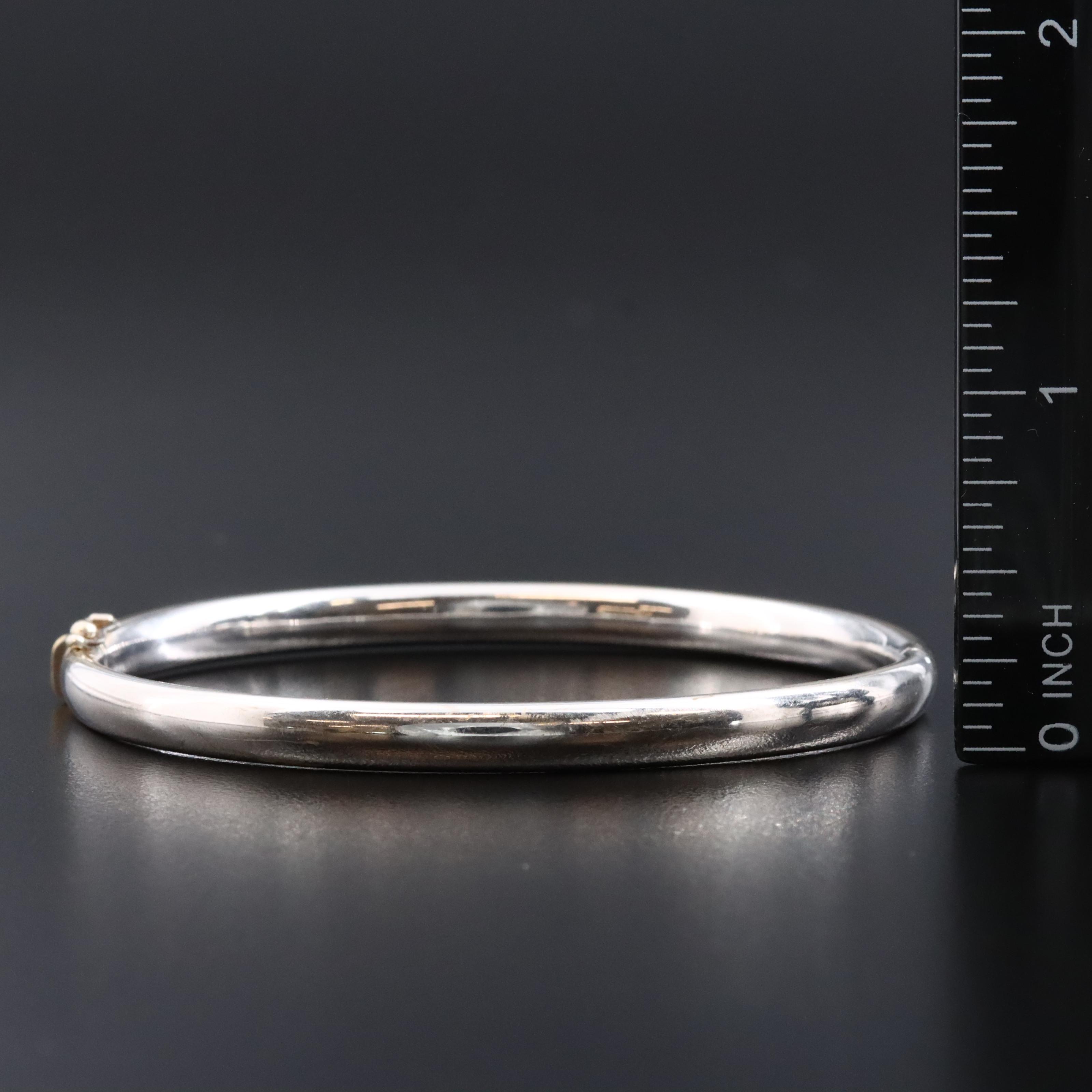 Italian 14K Hinged Bracelet