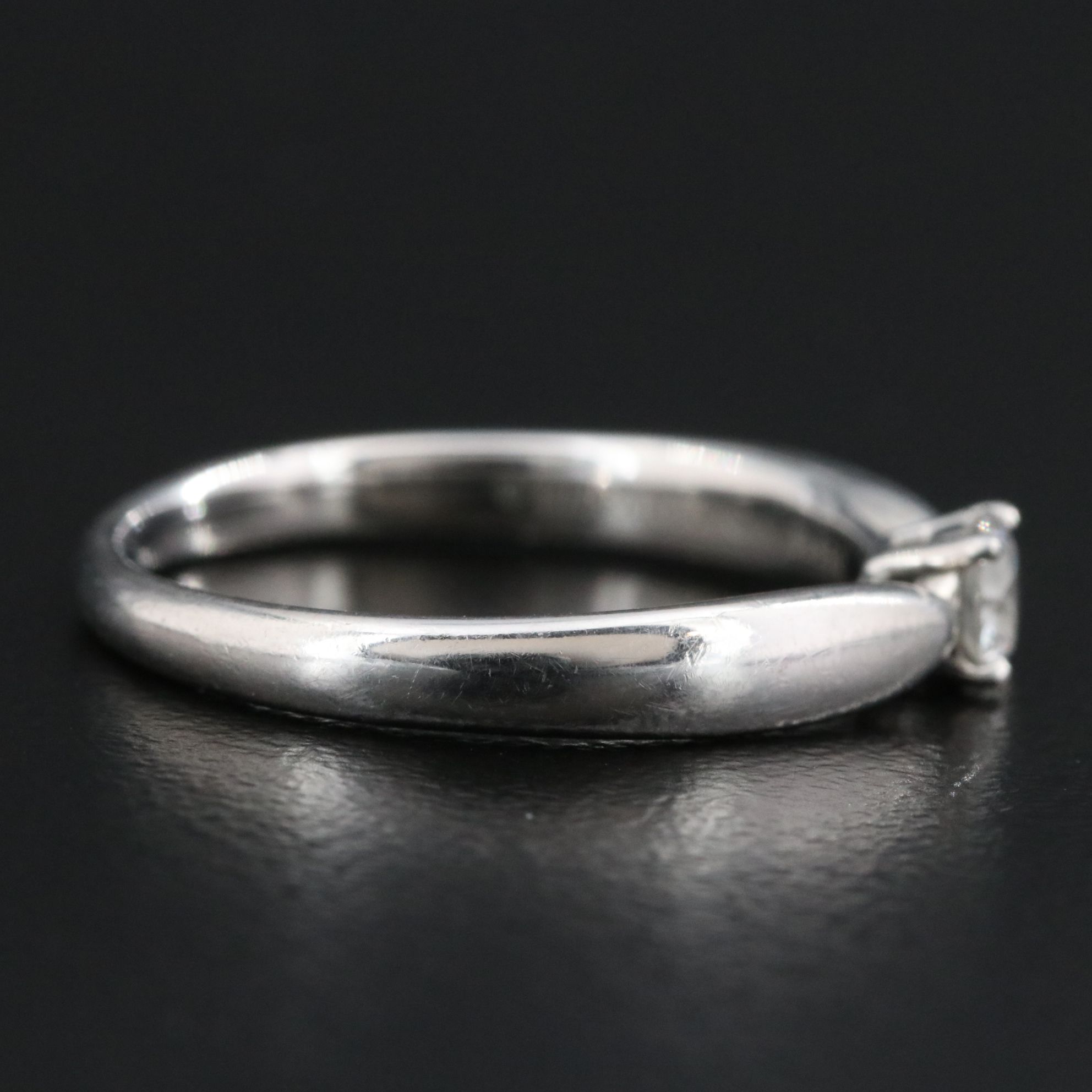 Tiffany & Co. Harmony Platinum Diamond Solitaire Ring