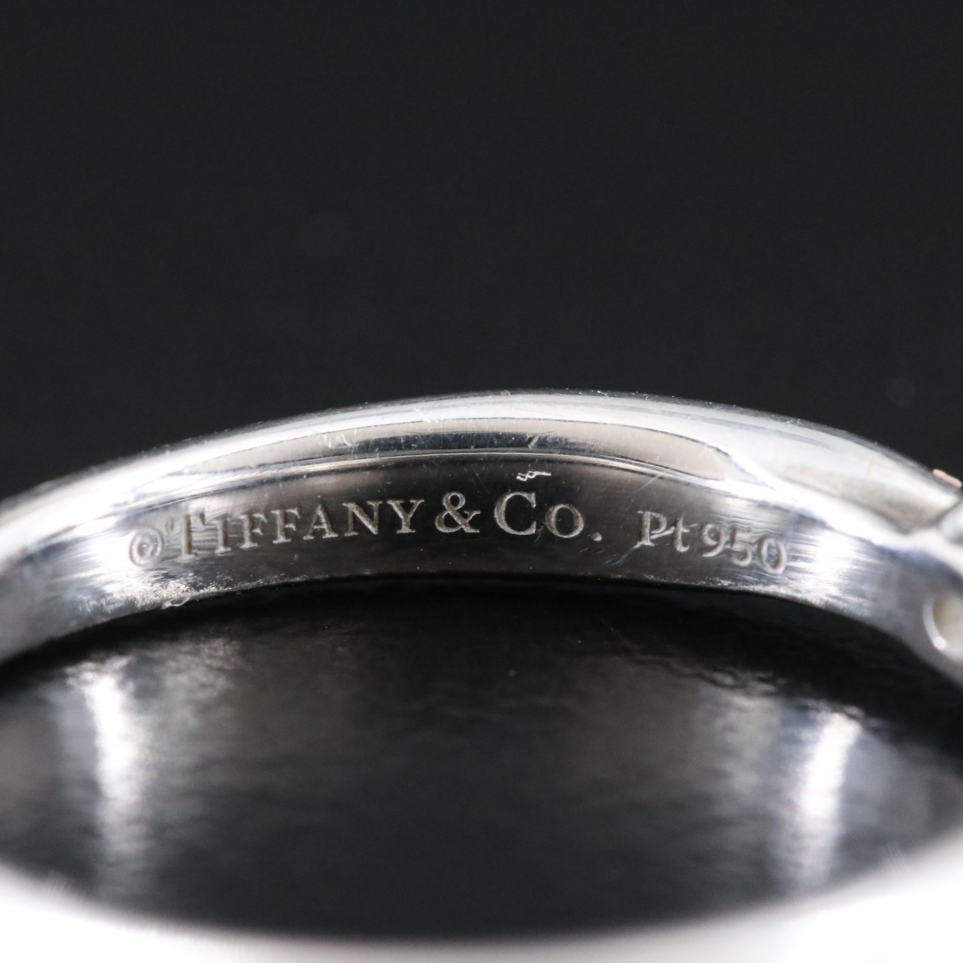 Tiffany & Co. Harmony Platinum Diamond Solitaire Ring