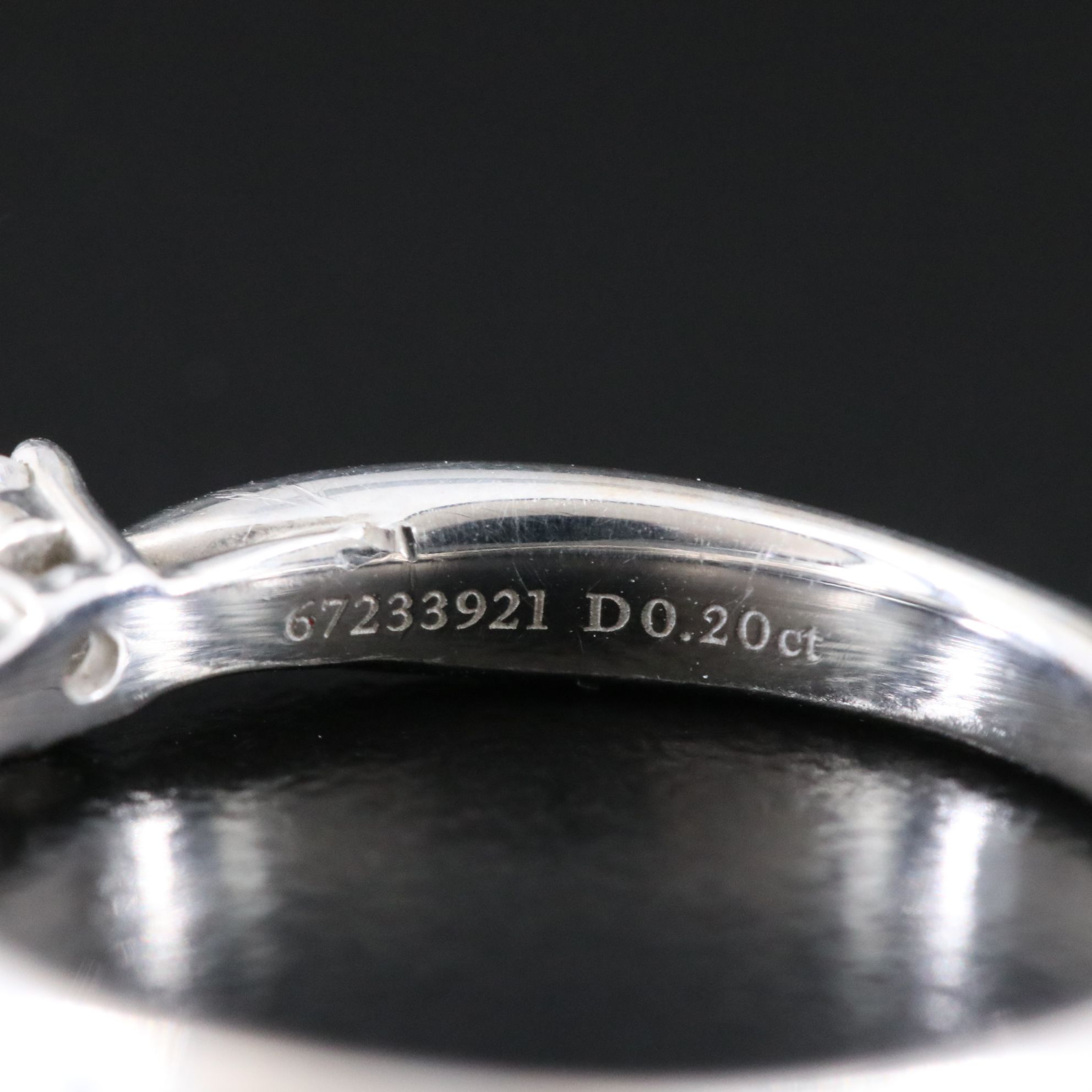 Tiffany & Co. Harmony Platinum Diamond Solitaire Ring