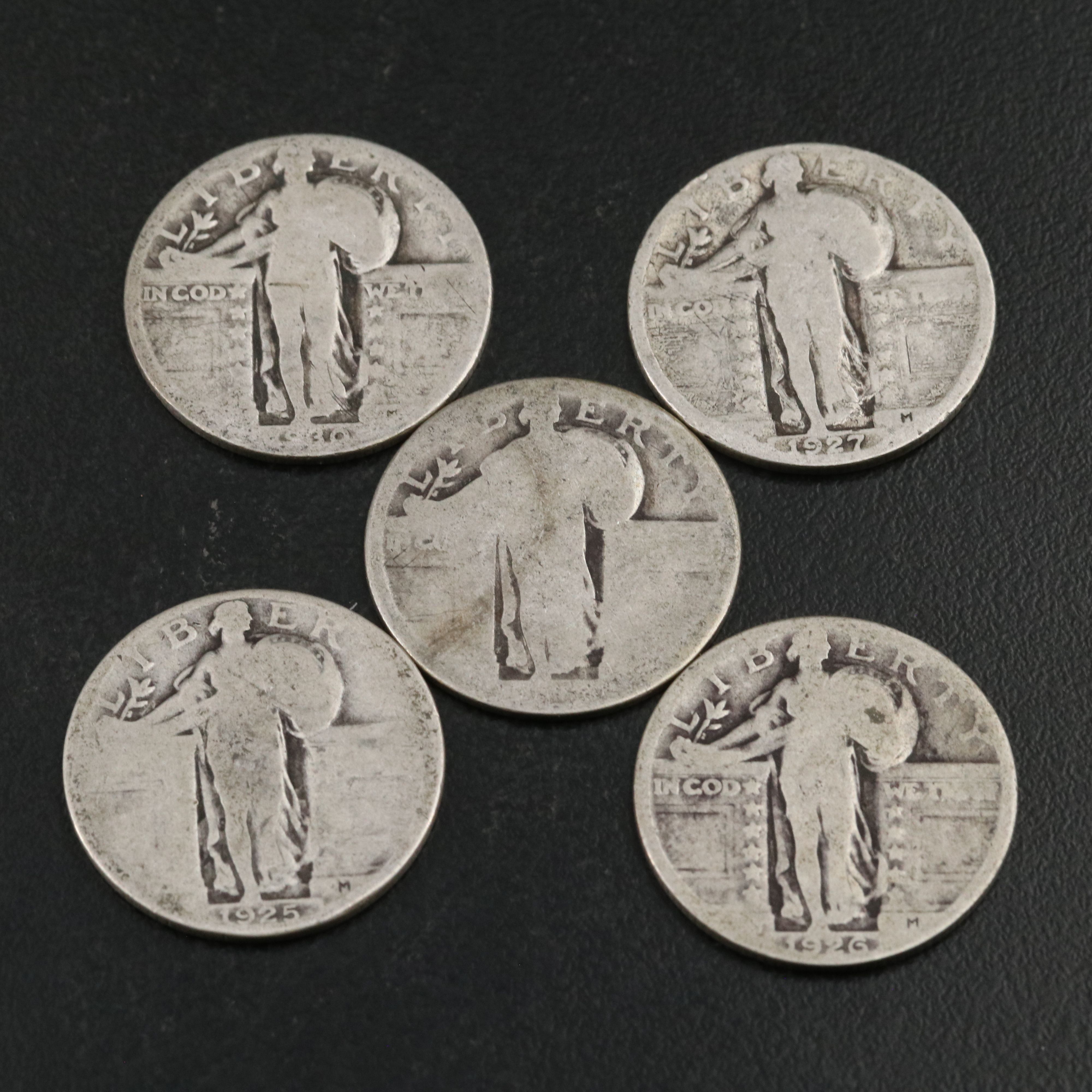 Twenty Standing Liberty Silver Quarters