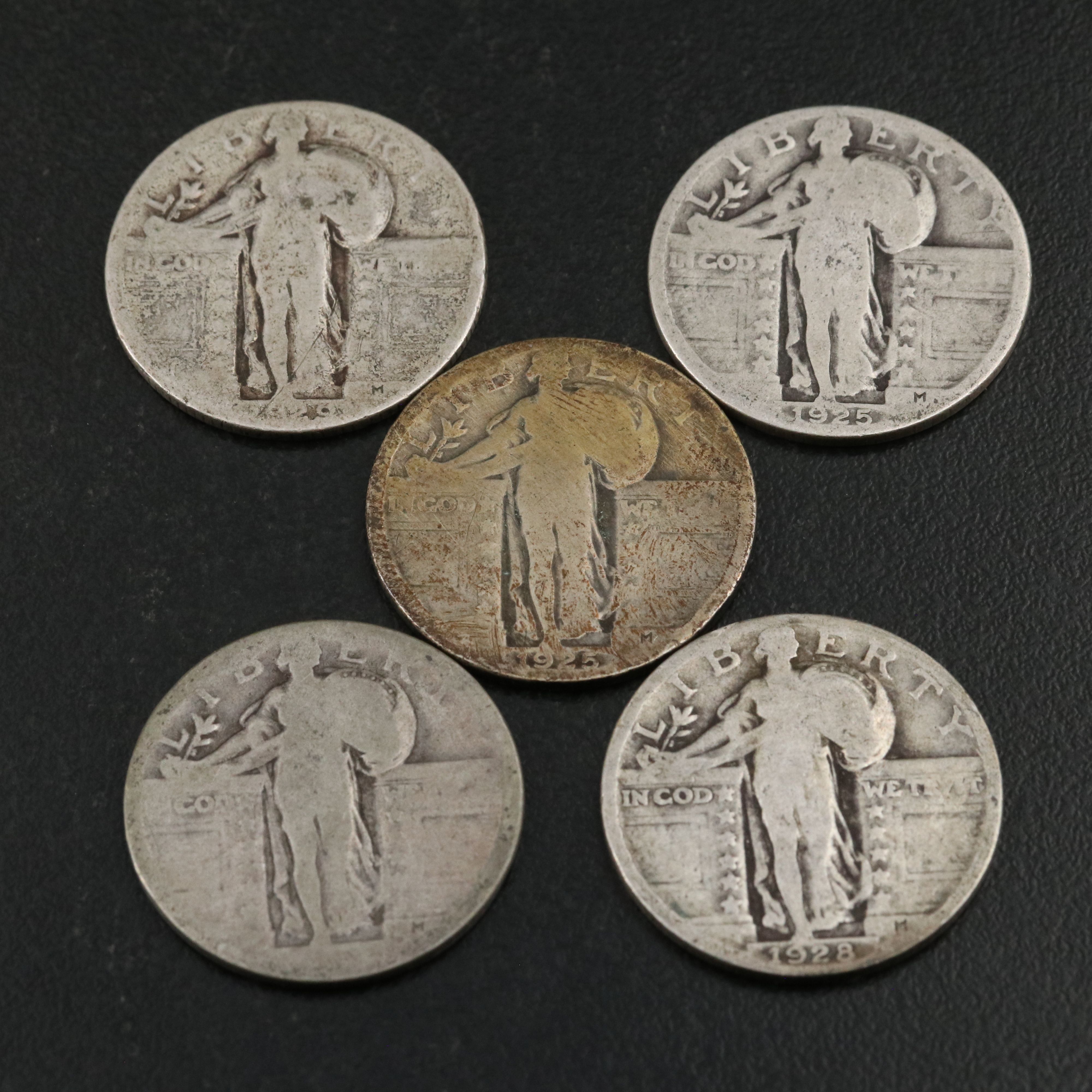 Twenty Standing Liberty Silver Quarters