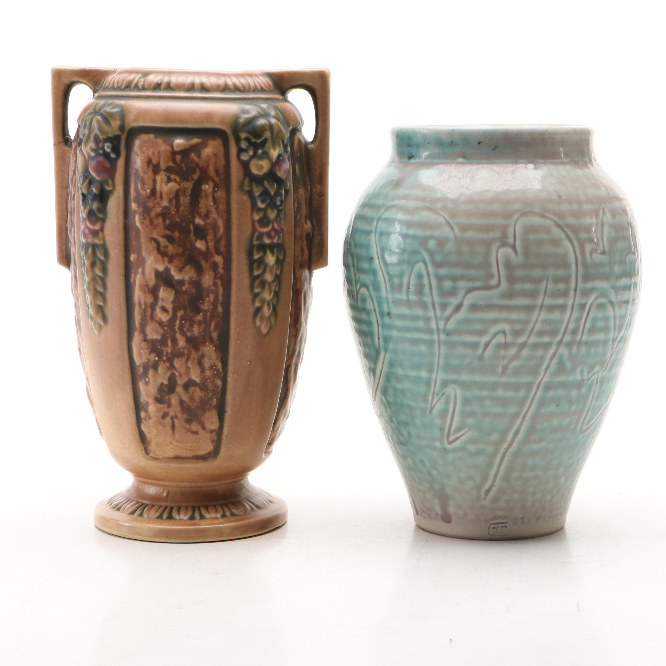 Artist Signed and Other Art Pottery Ceramic Vases