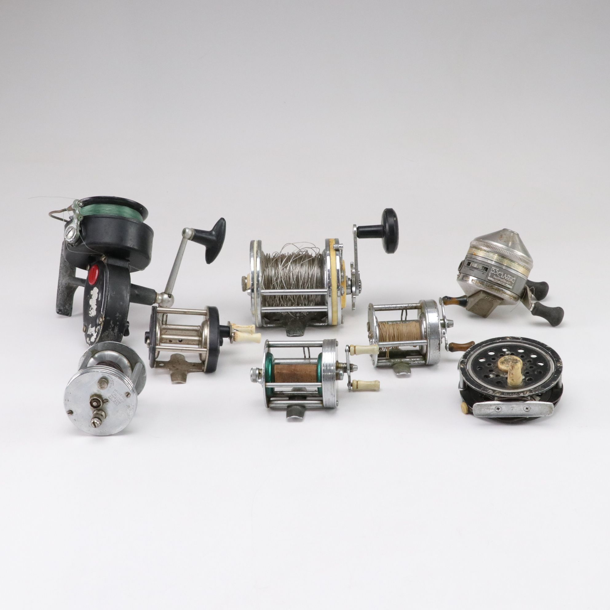 Baitcast, Spinning & Other Fishing Reels, Mid to Late 20th C.