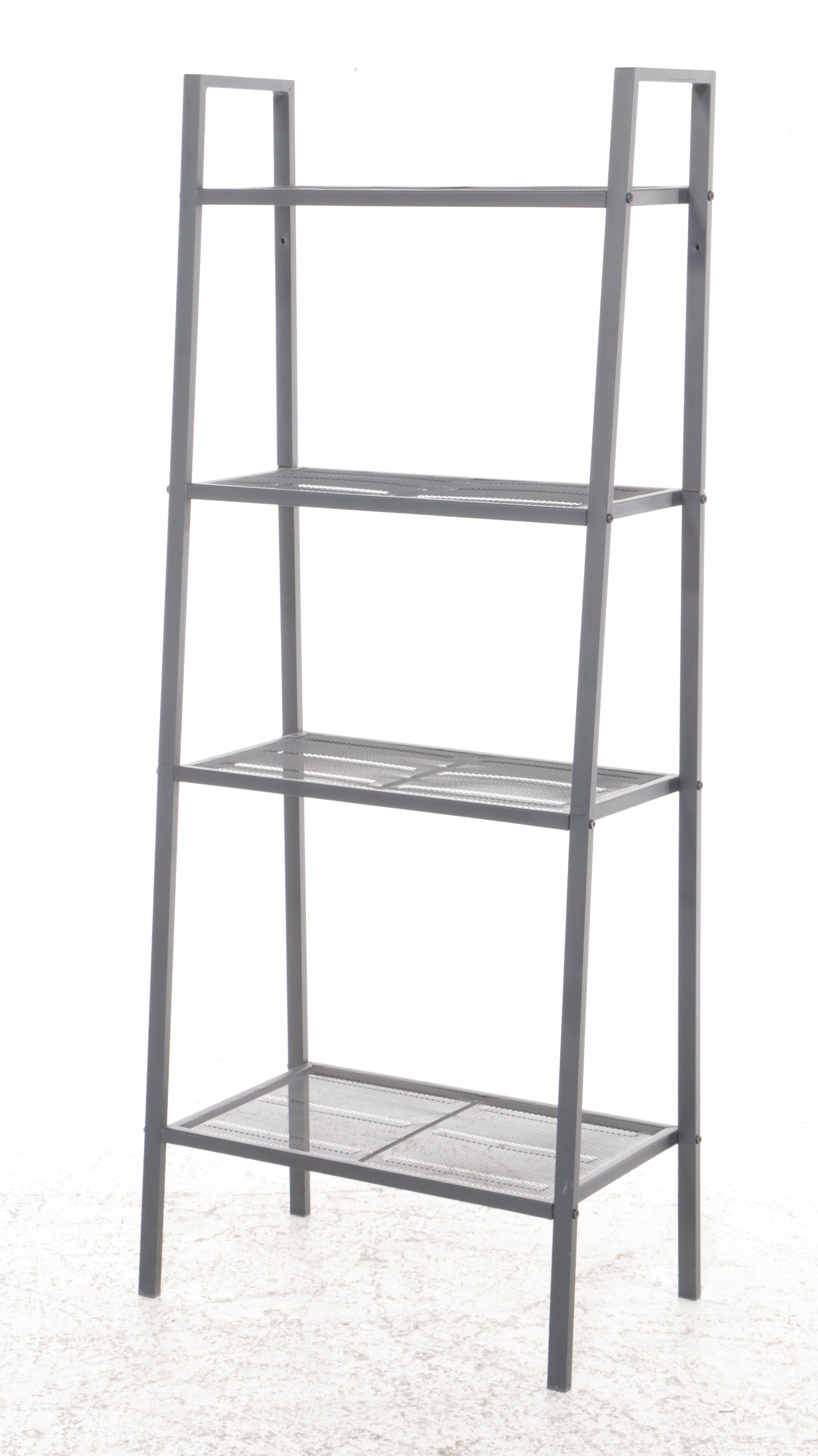 Set of Four IKEA Metal Shelves