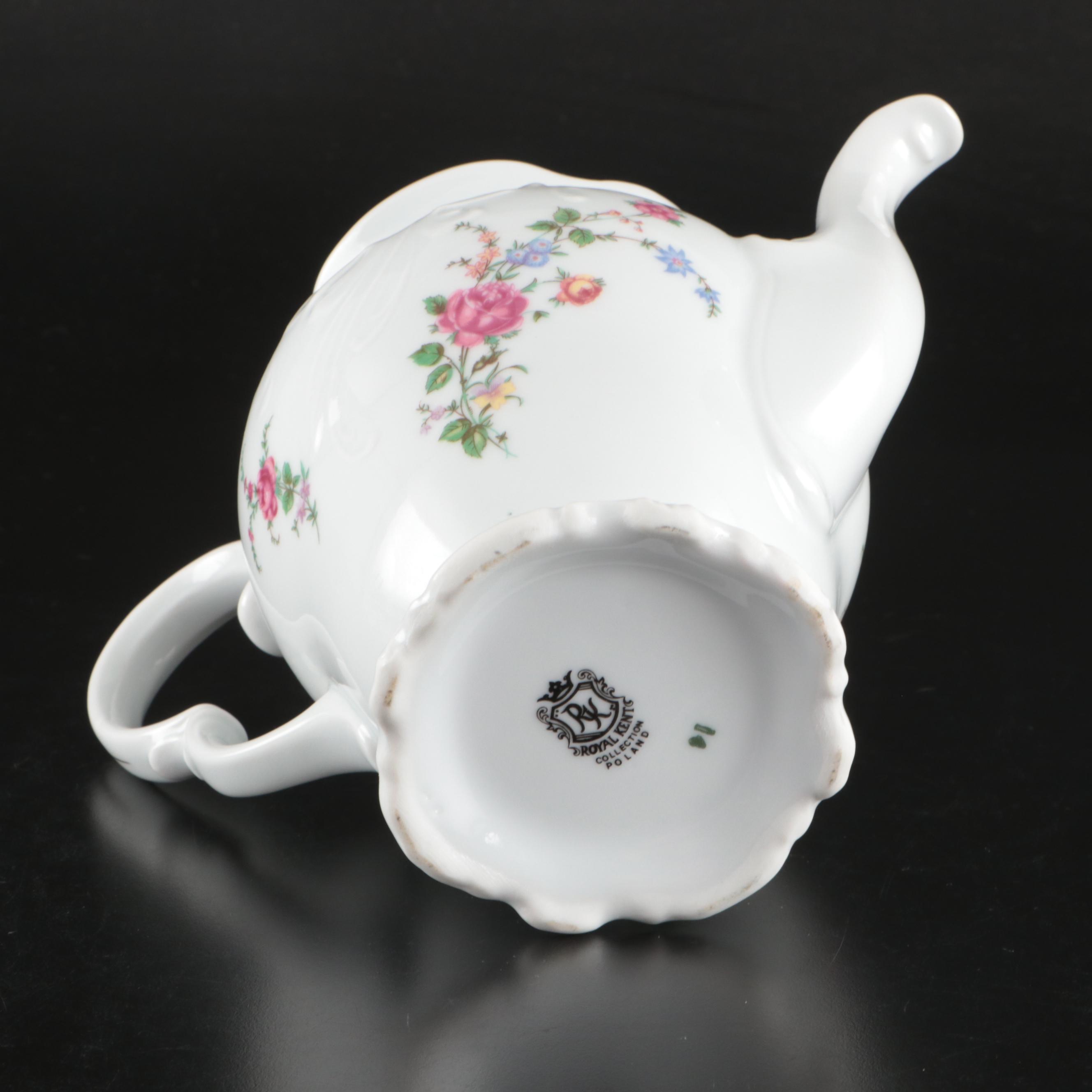 Royal Kent Pink Floral Porcelain Dinnerware