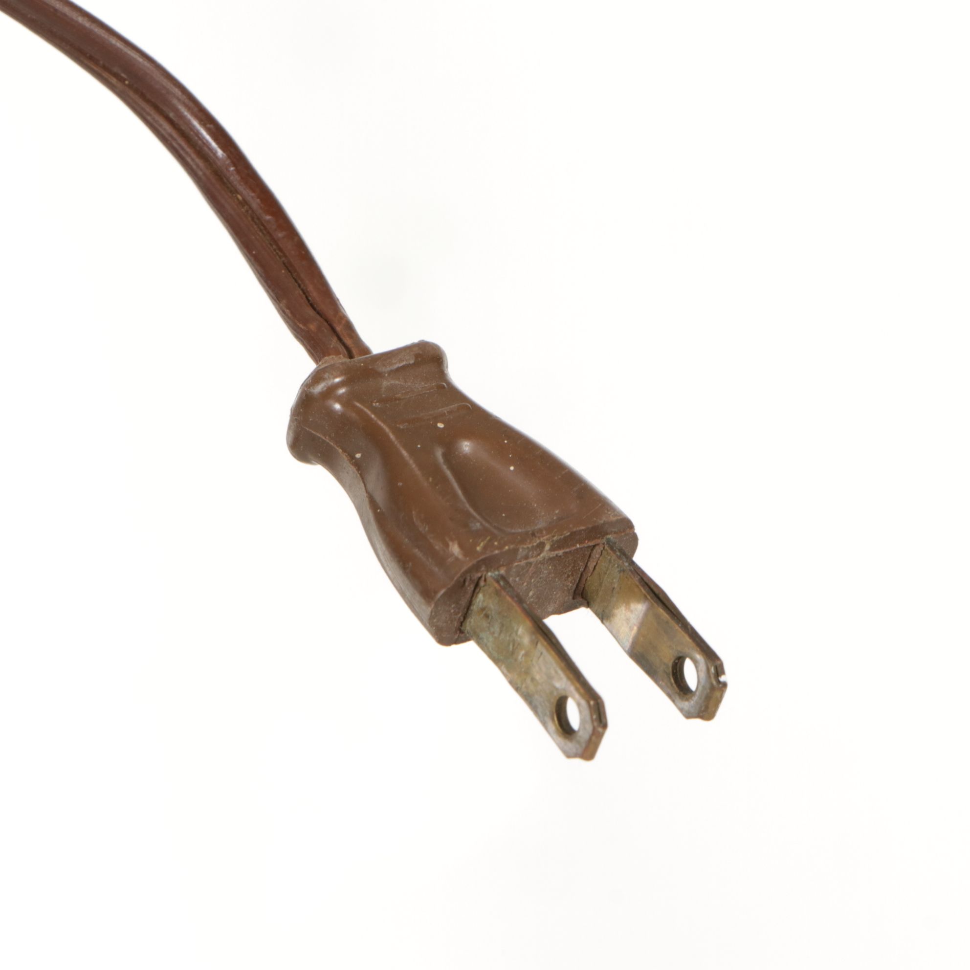 Bronzed Metal Parlor Oil Lamp with Yellow Ribbed Shade, Adapted 20th Century