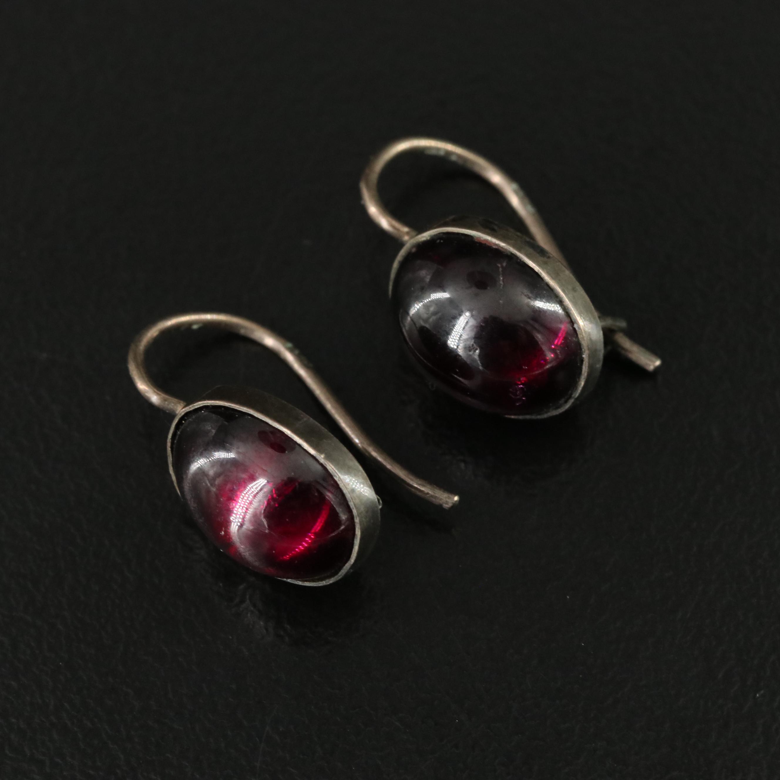 Collection of Vintage Garnet Jewelry Including Victorian