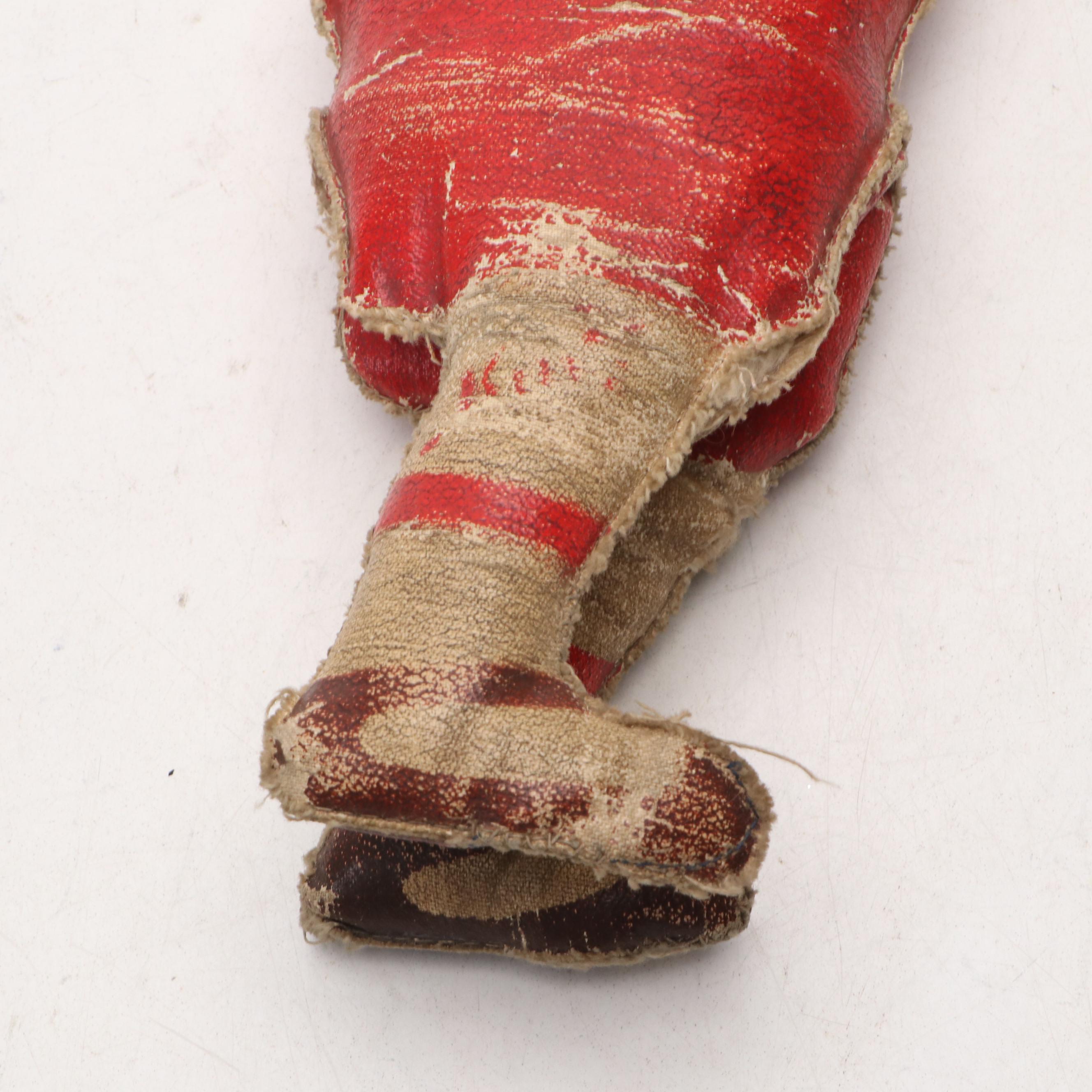 Oil Cloth Boy and Seagull Dolls, Early to Mid-20th Century