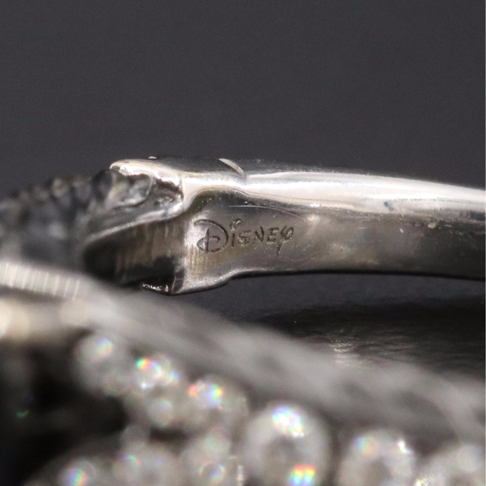 Enchanted Disney Maleficent 14K 1.15 CTW Diamond Ring with Fancy Black Center