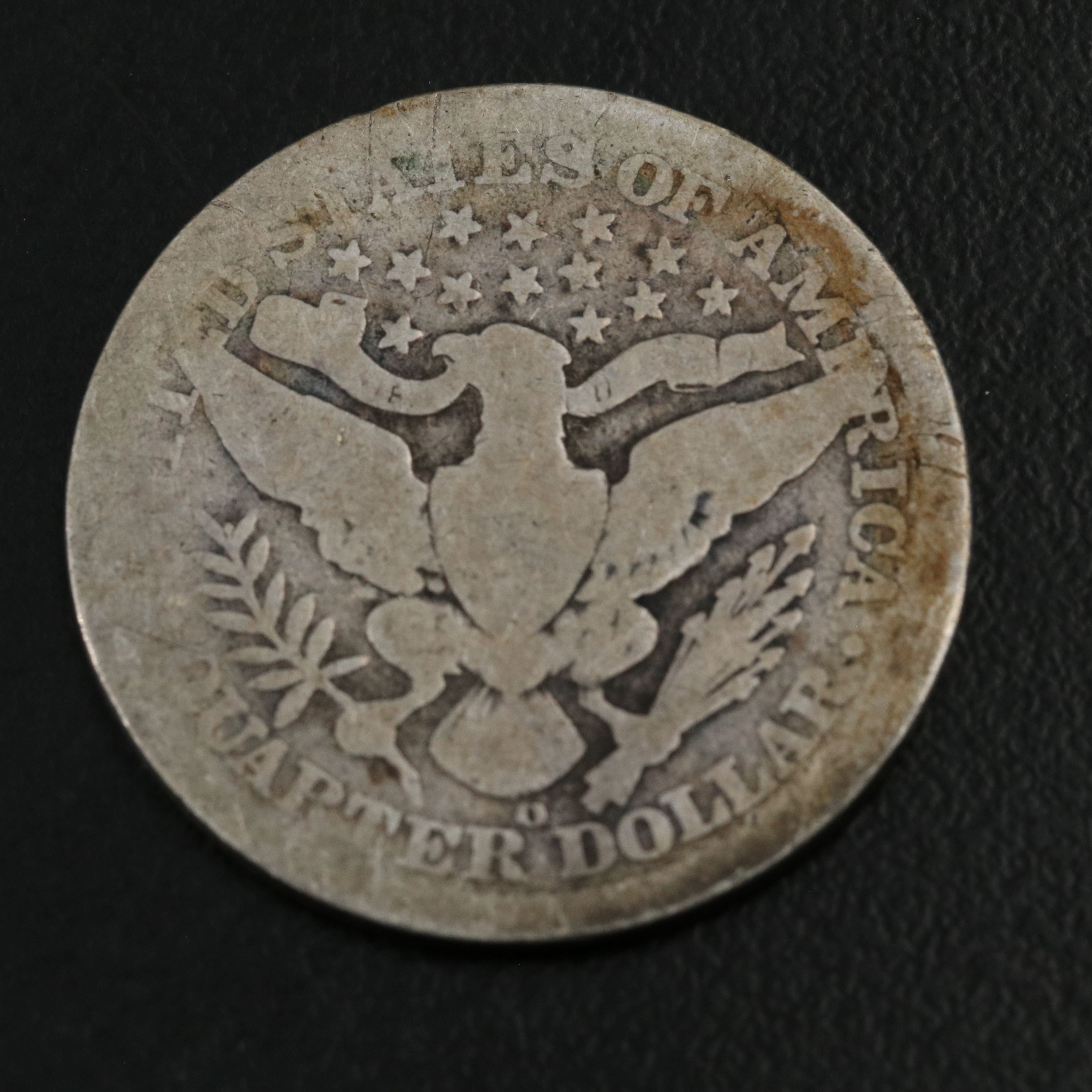 Twenty Standing Liberty Quarters and a 1908-O Barber Quarter