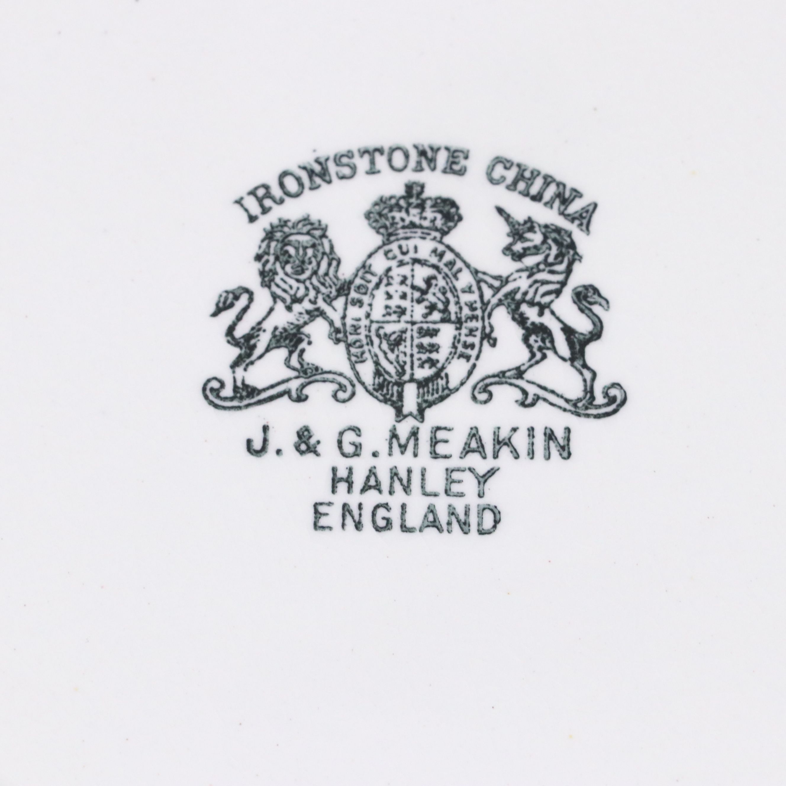 J. & G. Meakin English Ironstone Ewer and Basin