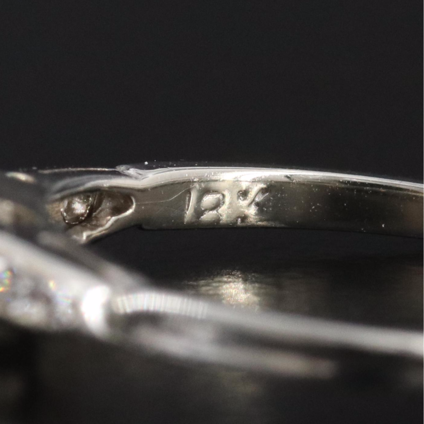 Vintage 18K 0.50 CTW Diamond Ring