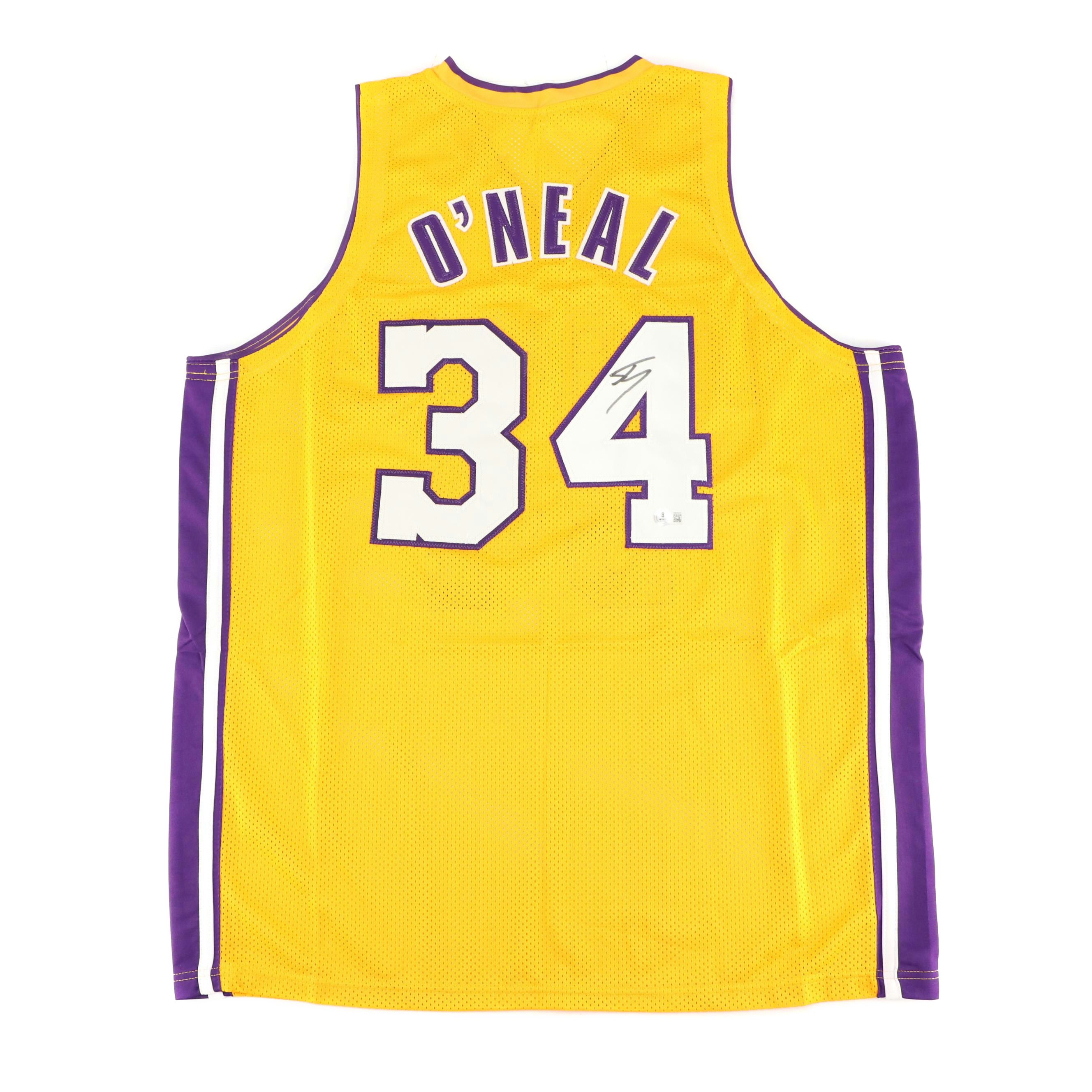 Shaquille O’Neal Signed Los Angeles Lakers Basketball Jersey, Beckett
