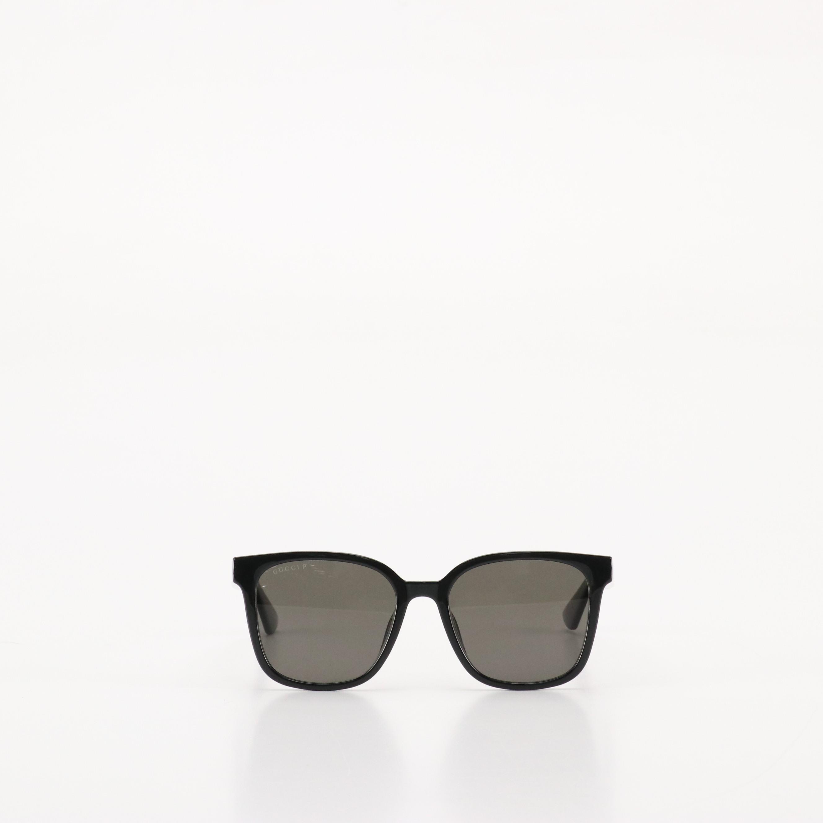 Gucci GG1346SK Polarized Black Square Framed Sunglasses with Case