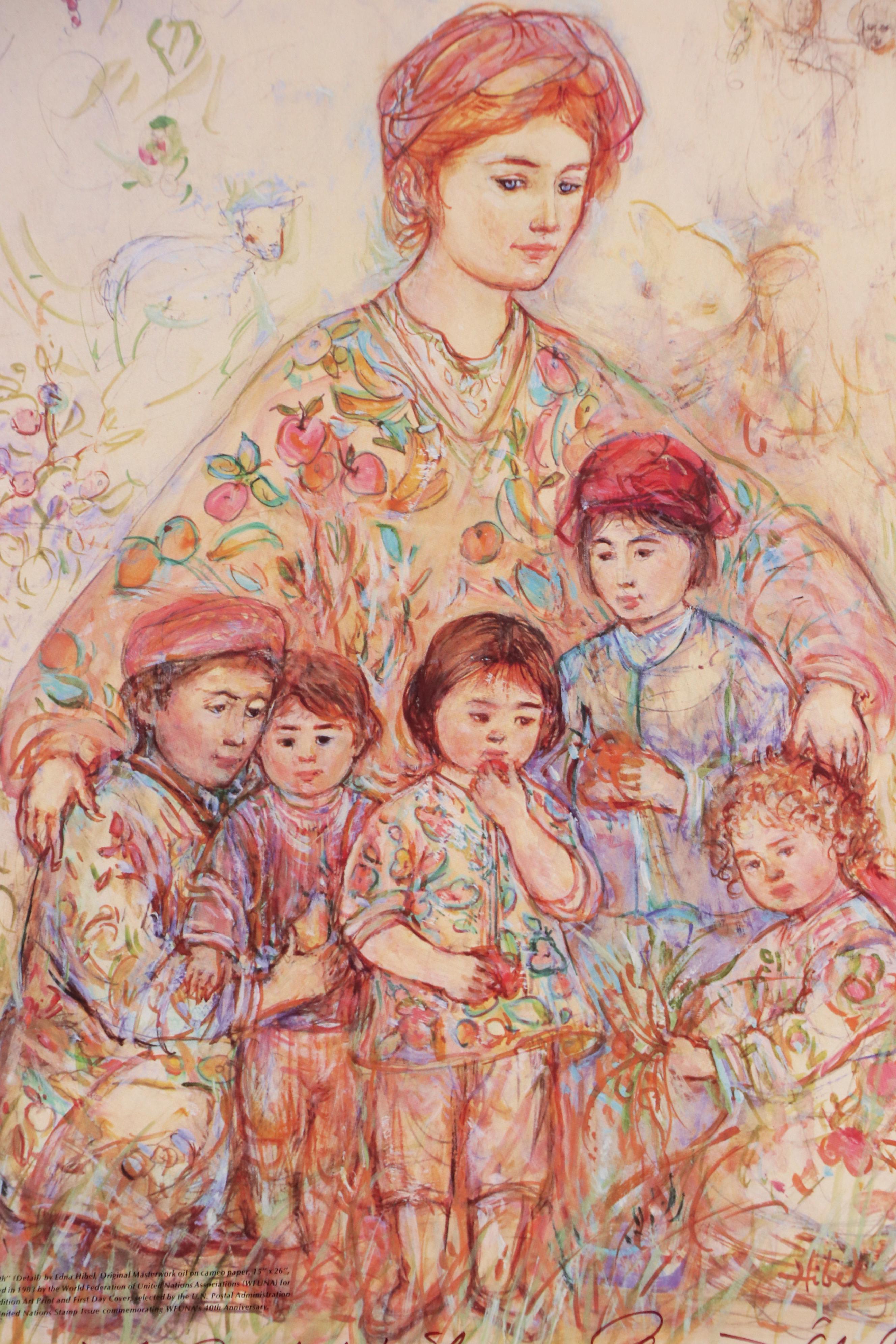 Edna Hibel Exhibition Posters, Late 20th Century