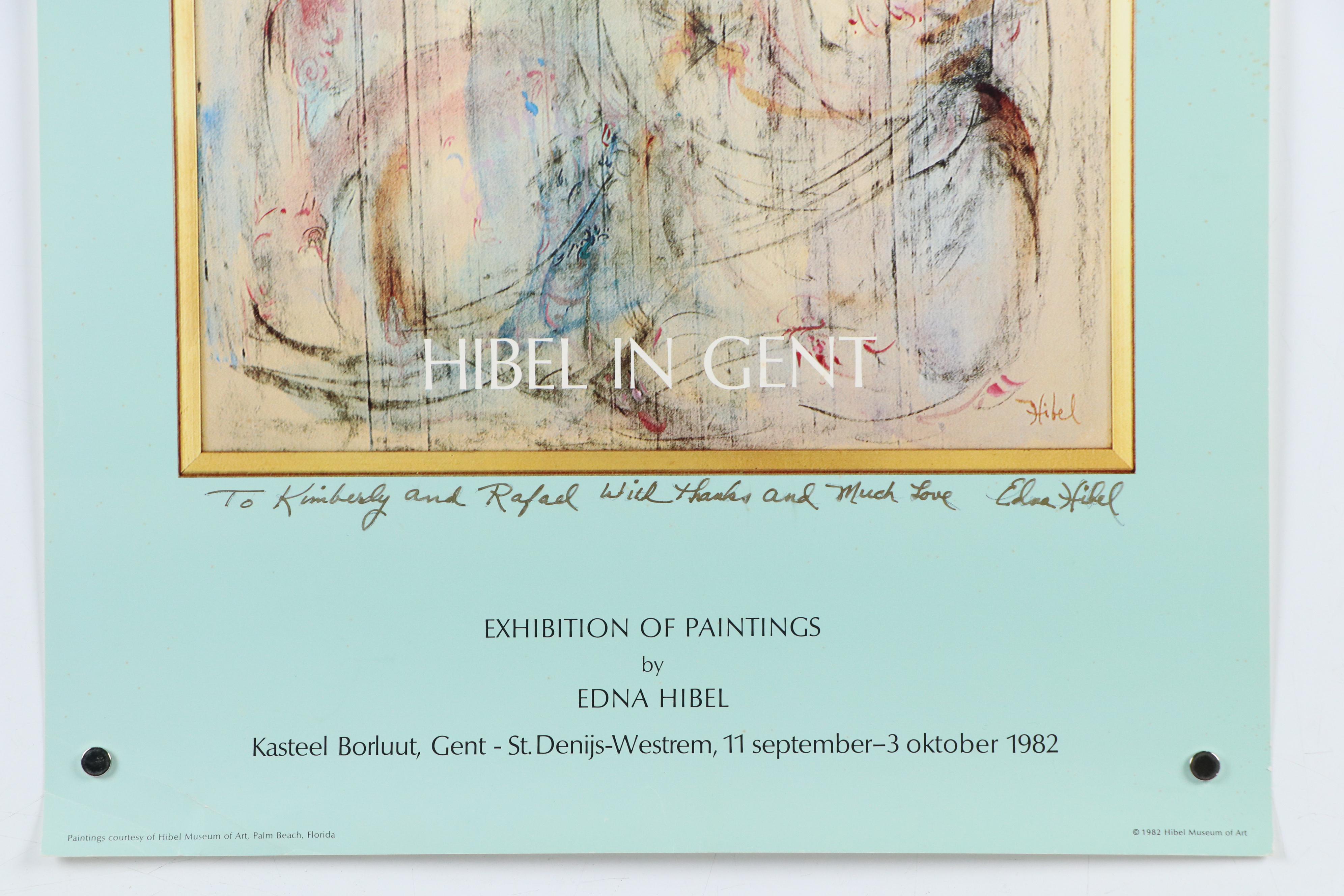 Edna Hibel Exhibition Posters, Late 20th Century