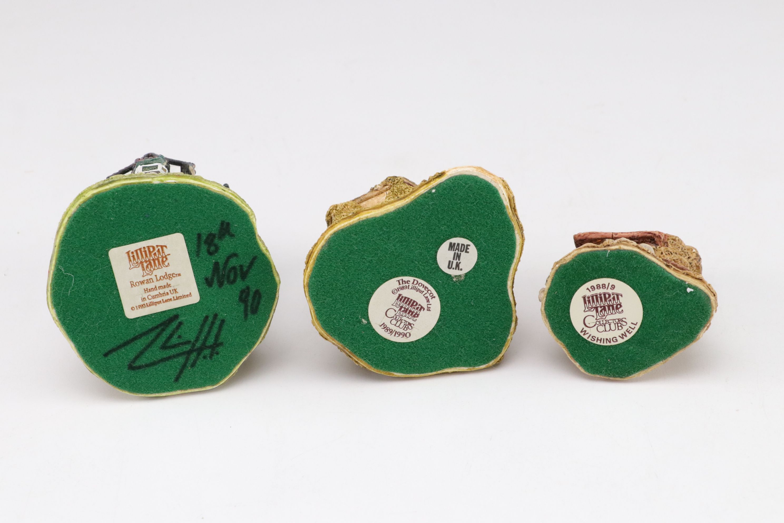 Lilliput Lane Collector's Club Village Cottages with "Secret Garden" and More