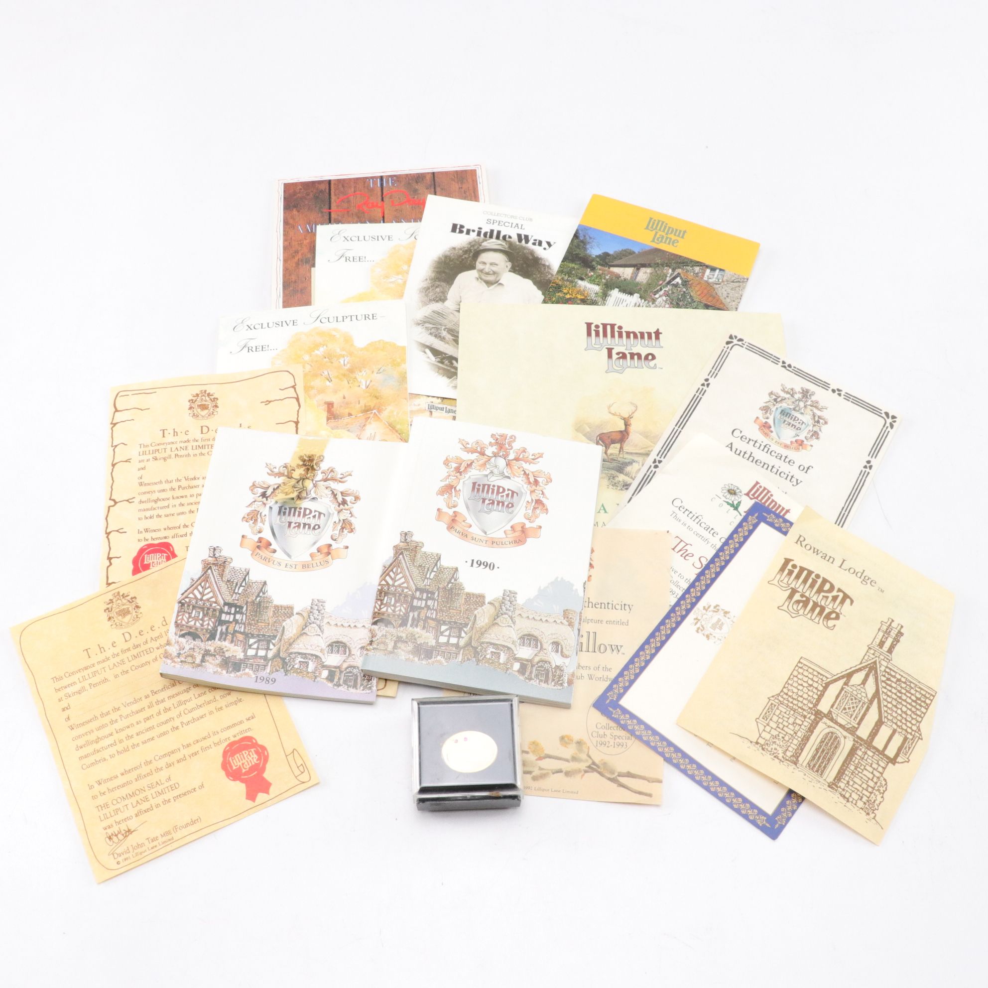 Lilliput Lane Collector's Club Village Cottages with "Secret Garden" and More