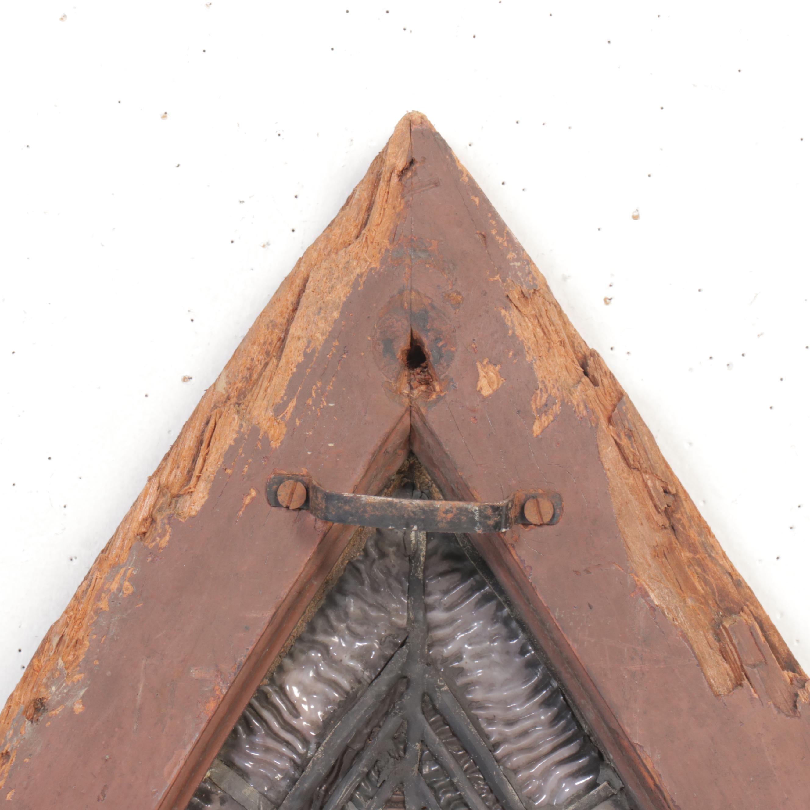 Gothic Style Stained and Slag Glass Cathedral Windows