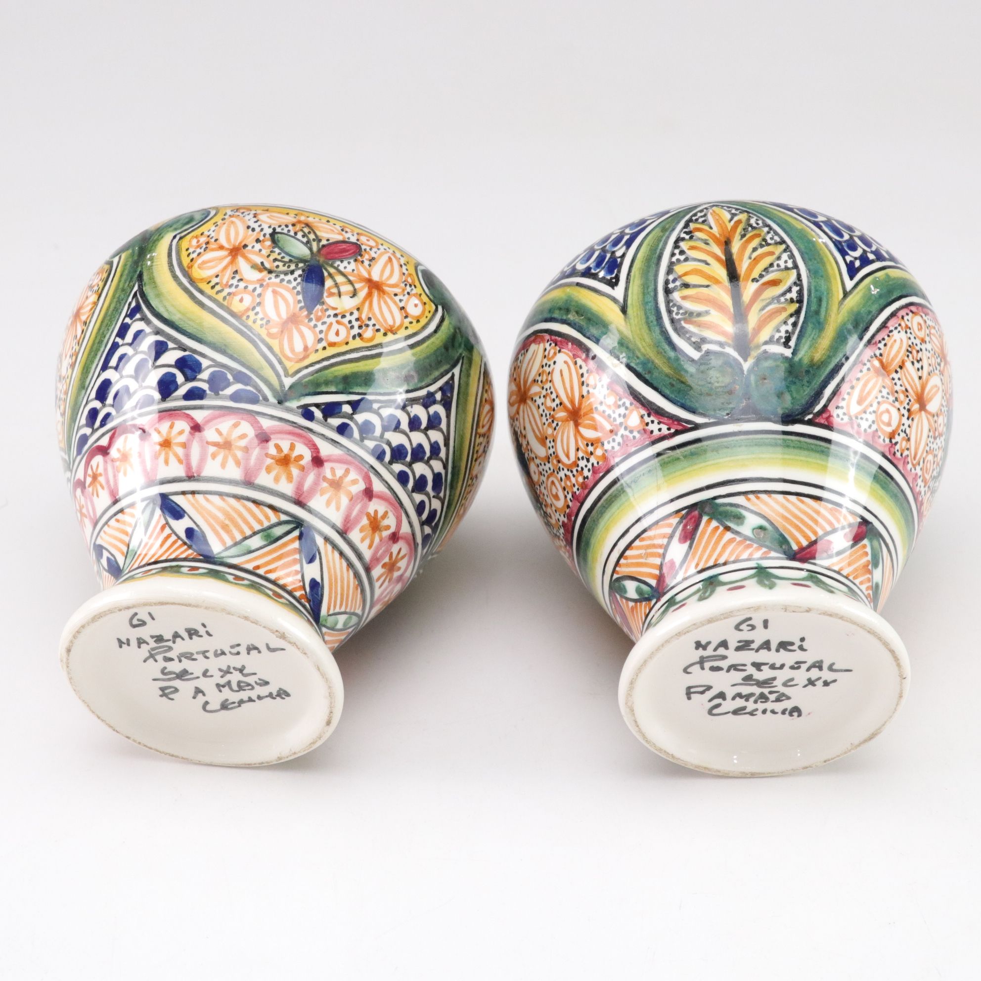 Nazari Portugal Hand-Painted Serving Platter with Ginger Jars