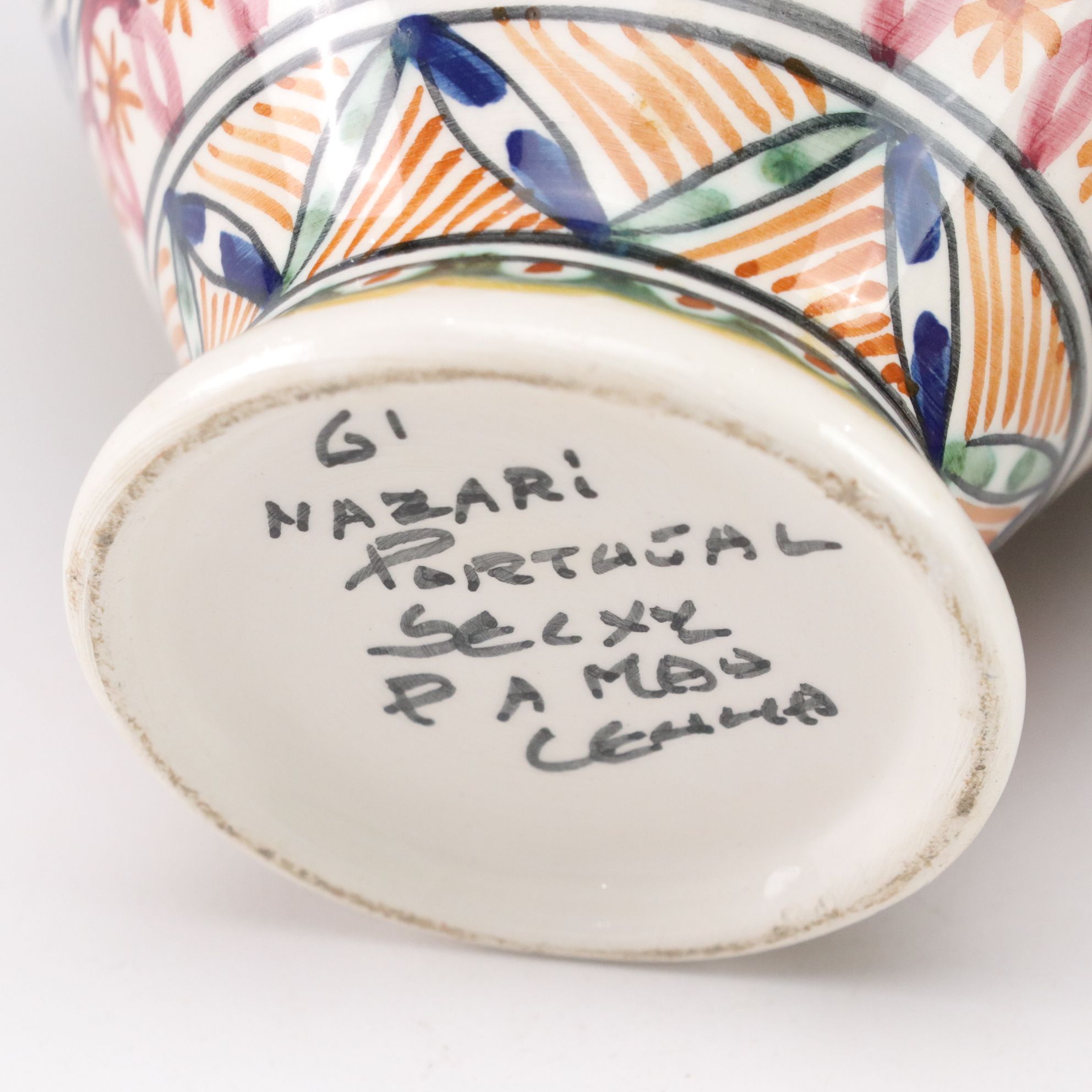 Nazari Portugal Hand-Painted Serving Platter with Ginger Jars