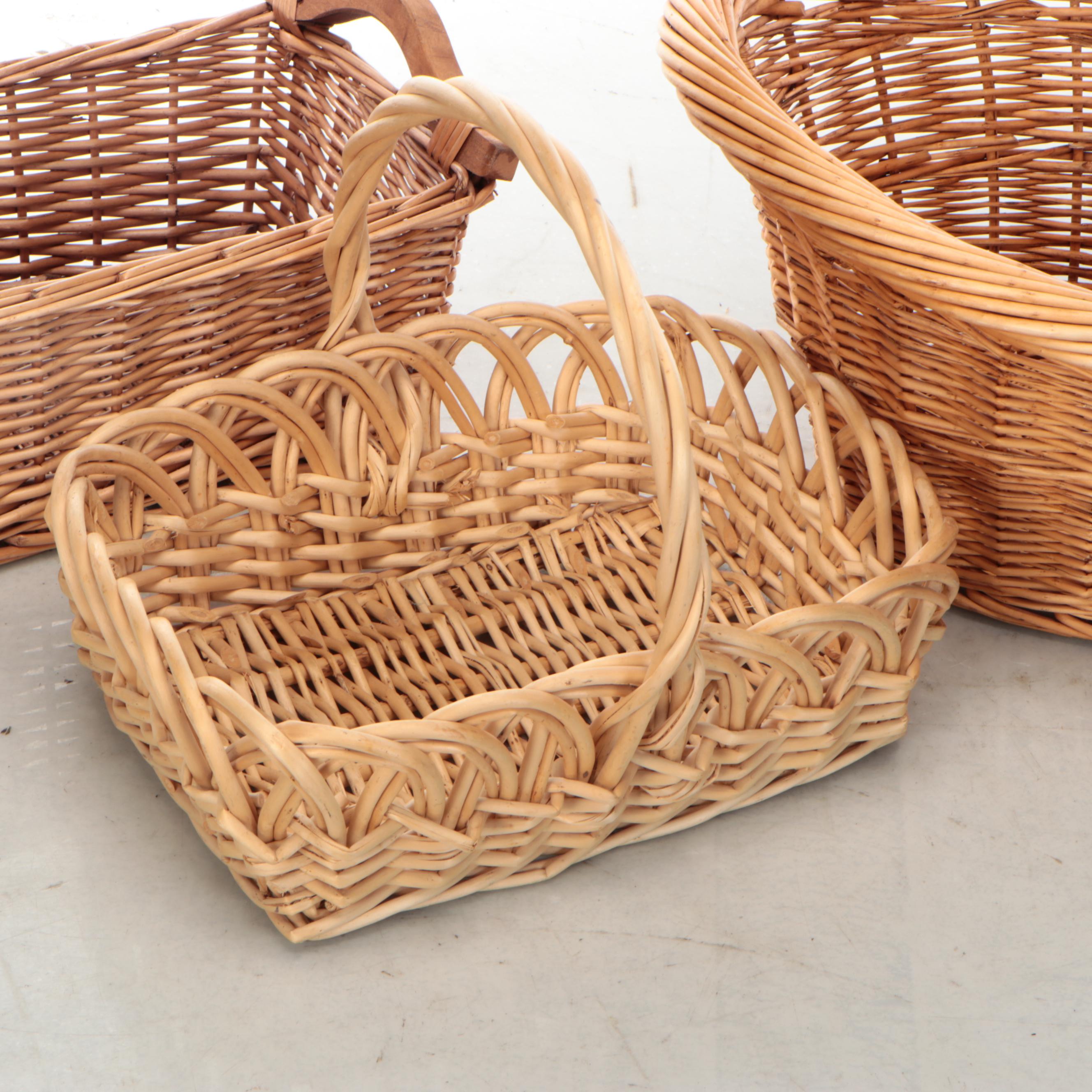 Longaberger Woven Maple, Wicker, and Other Baskets