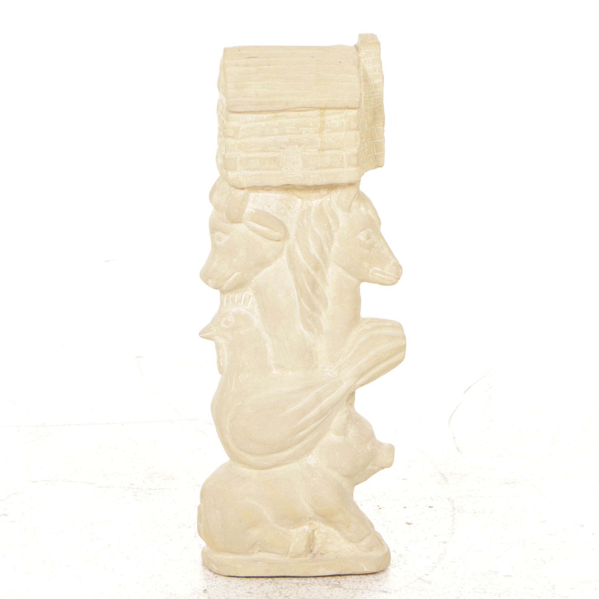 Stone Garden Statue of Homestead & Farm Animals