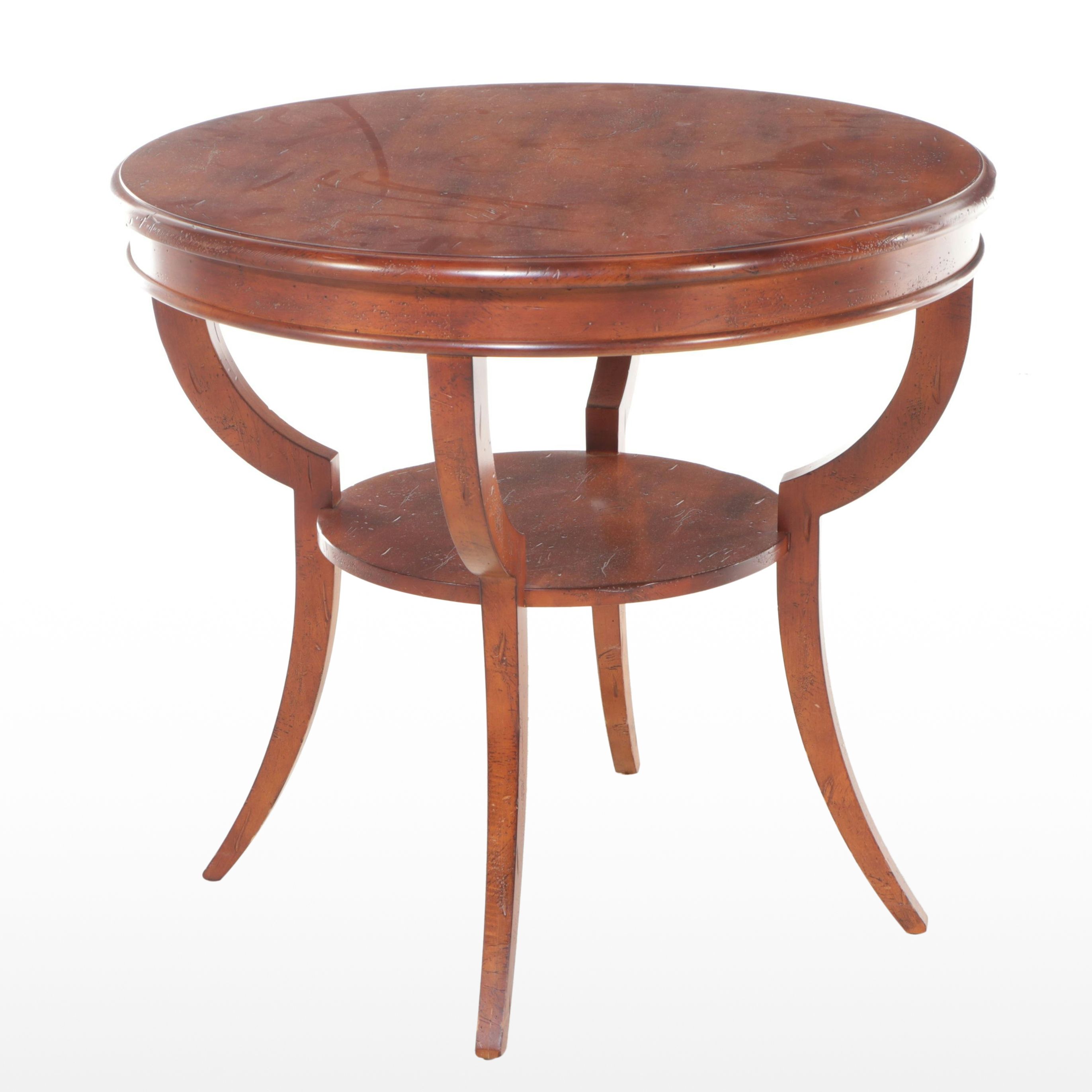 Contemporary Cherry Center Table