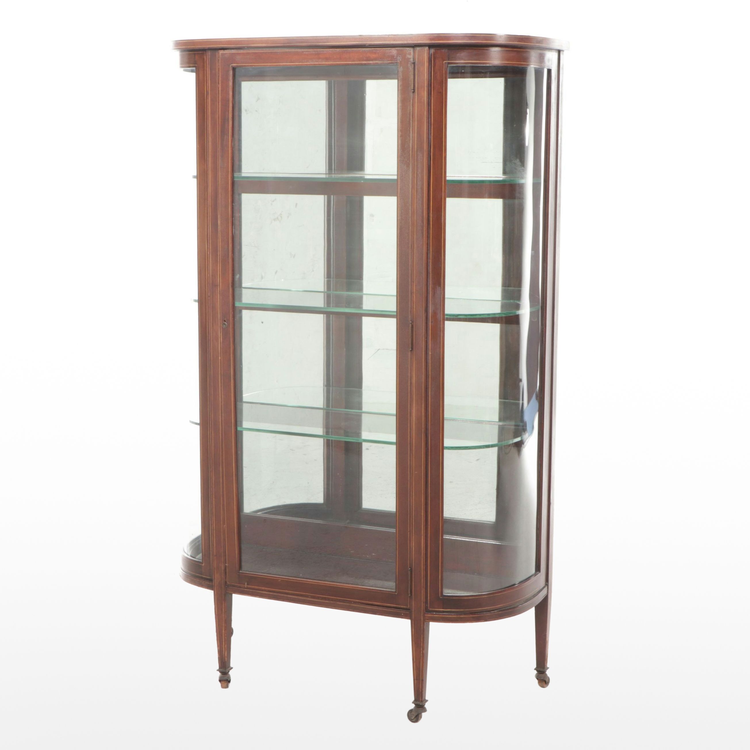 Mahogany Finish China Cabinet